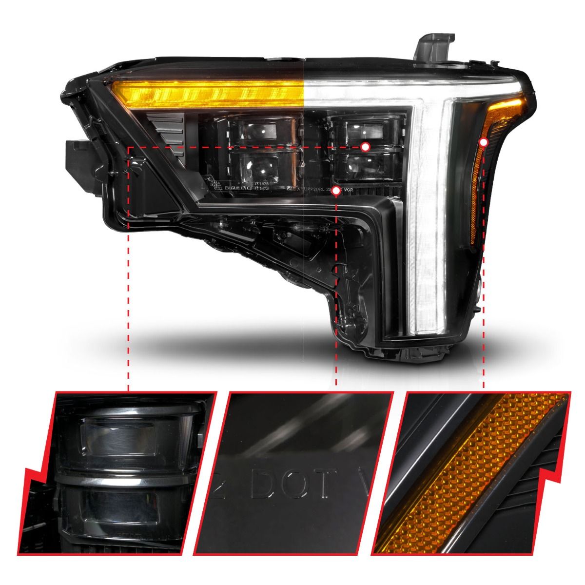 2023+ Sequoia Projector Headlights