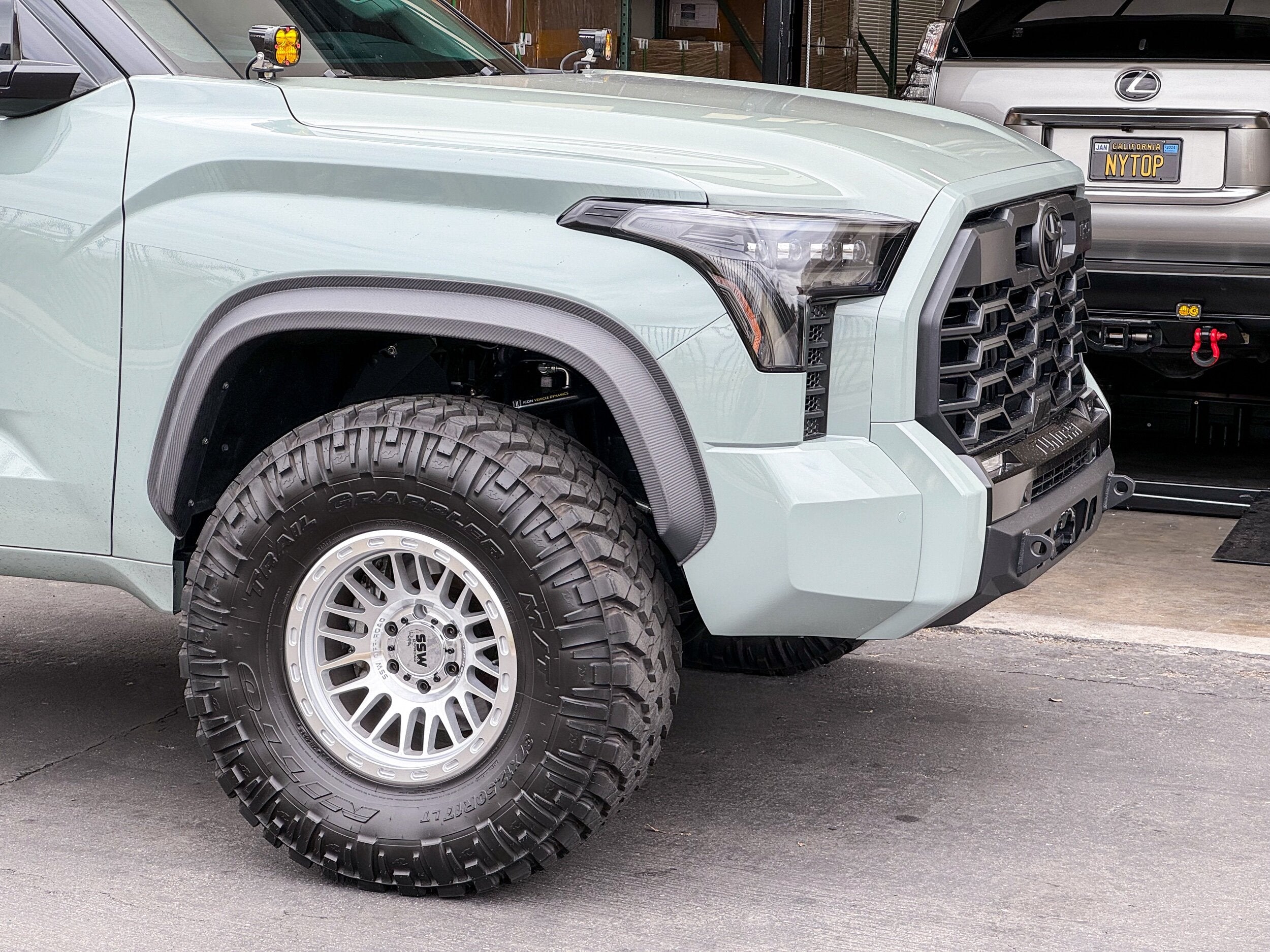 NYTOP Carbon Fiber Fender Flares for 2022+ Tundra