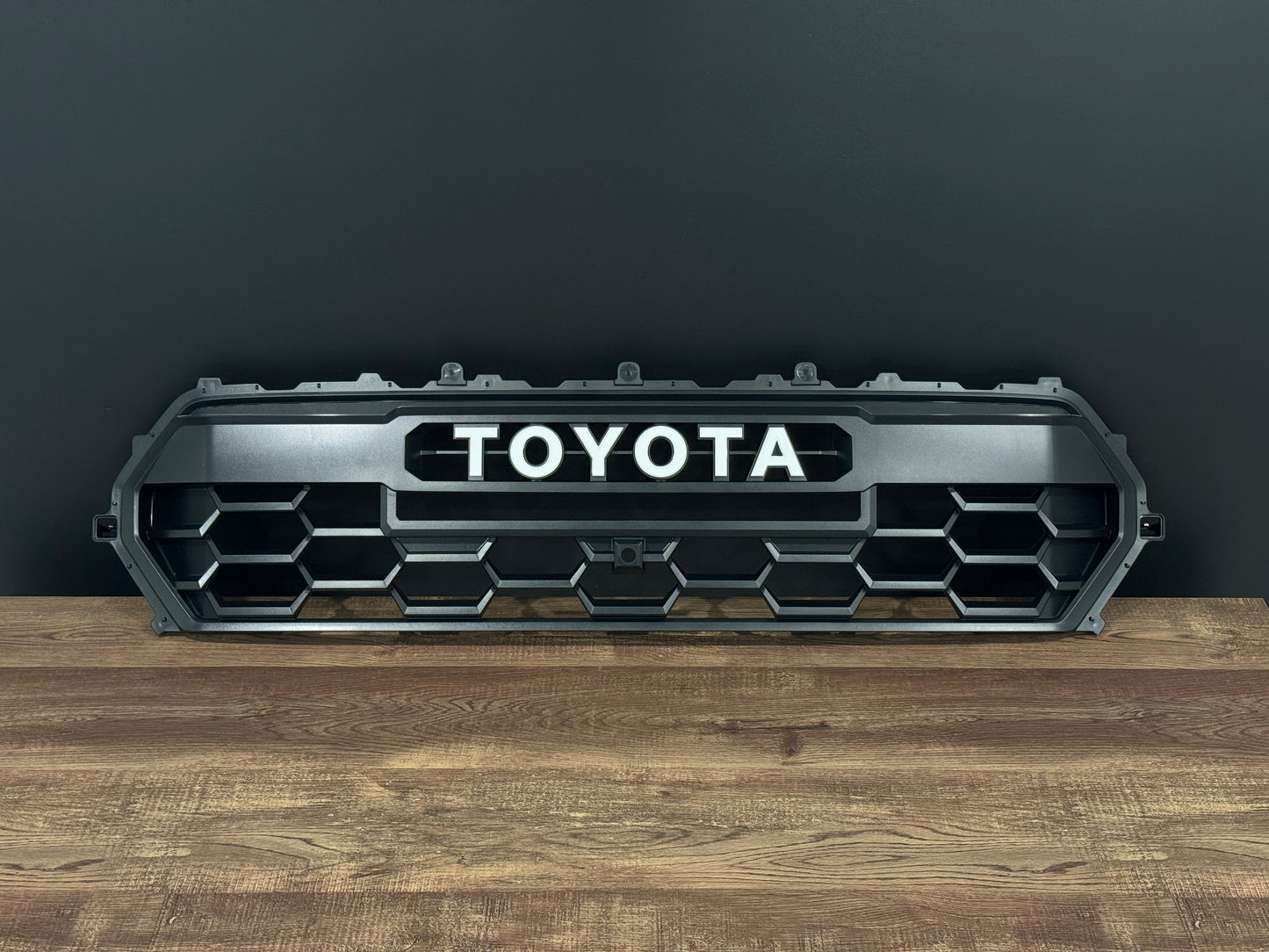 Custom Paint-Matched TOYOTA Pro Grille Letters (Cart Add-On)