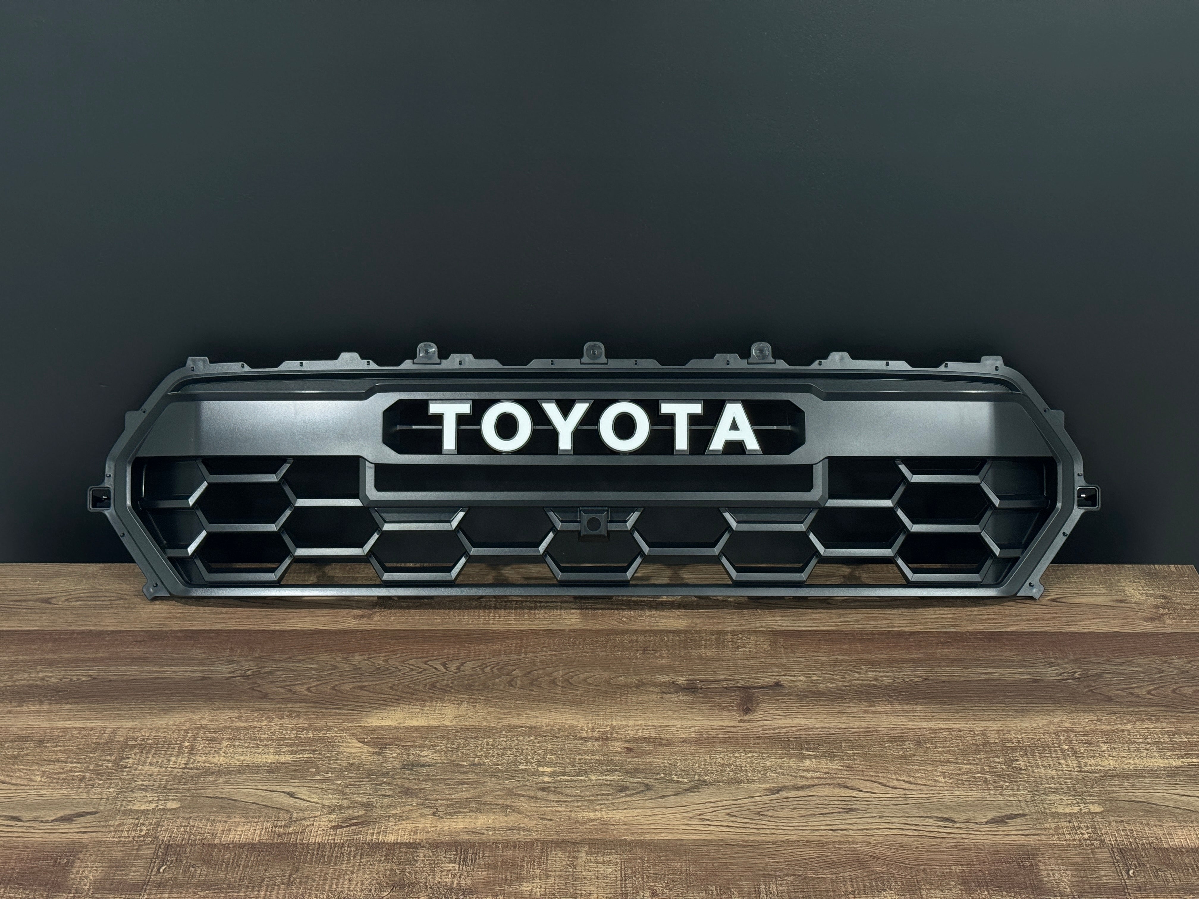 Custom Paint-Matched TOYOTA Pro Grille Letters (Cart Add-On)