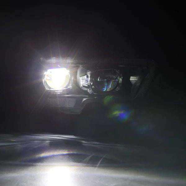 16-23 Toyota Tacoma MK II LUXX-Series LED Projector Headlights Black