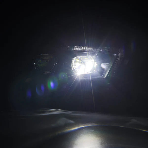 16-23 Toyota Tacoma MK II LUXX-Series LED Projector Headlights Black