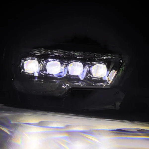 16-23 Toyota Tacoma MK II NOVA-Series LED Projector Headlights Alpha-Black