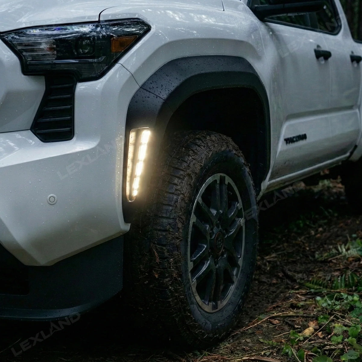 Dual-Color LED Fender Lights Lights for 2024+ Tacoma