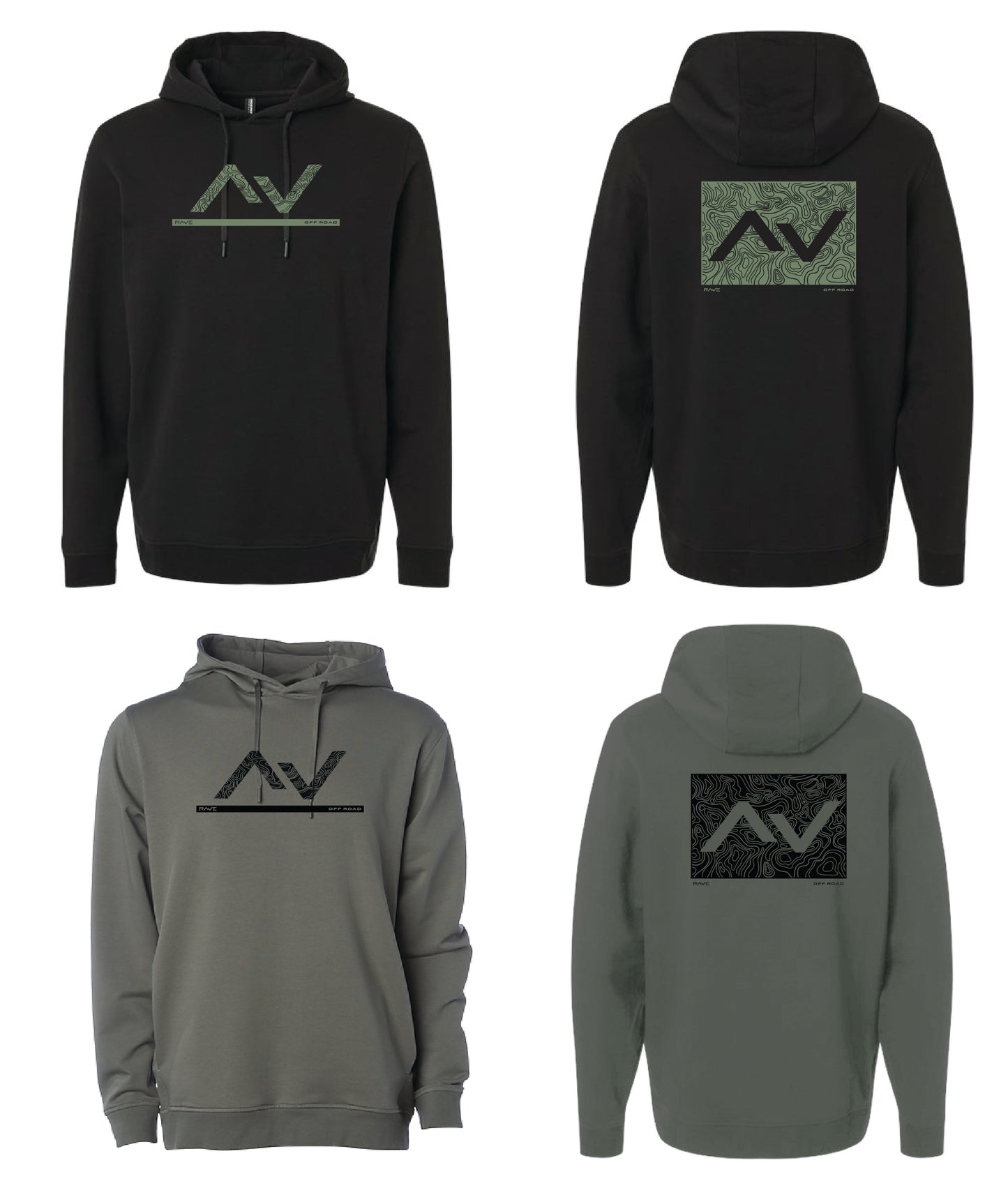 Rave Topography Hoodie