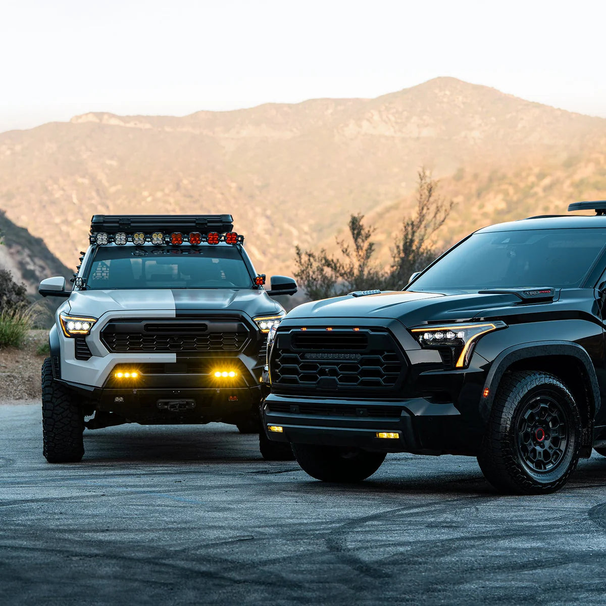 White + Amber Fog Lights w/ Sequential Turn Signal for 2022+ Tundra