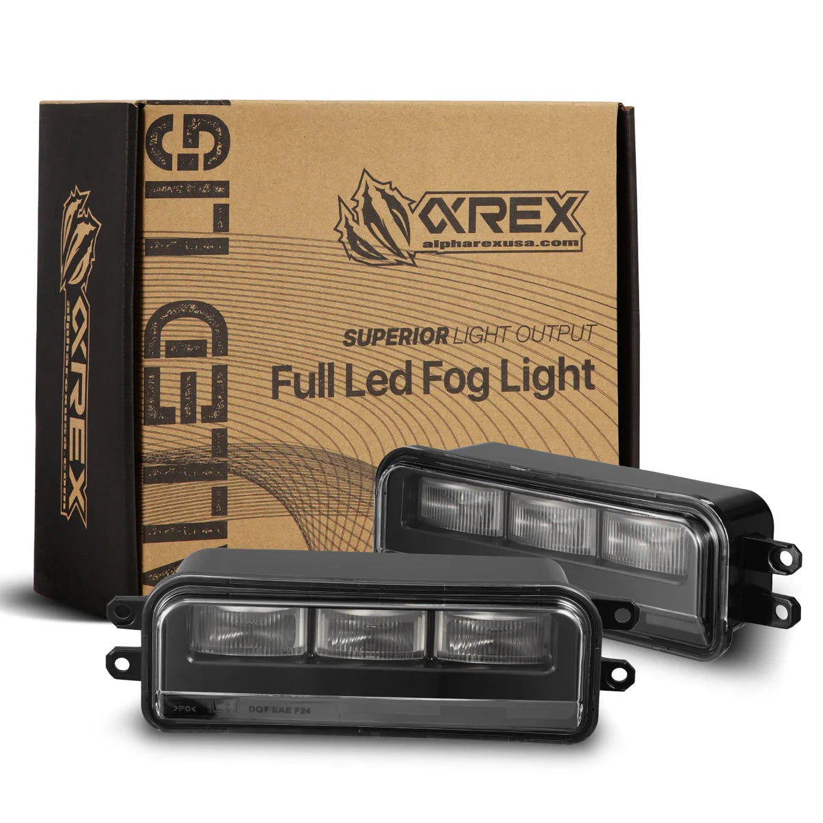White + Amber Fog Lights w/ Sequential Turn Signal for 2022+ Tundra