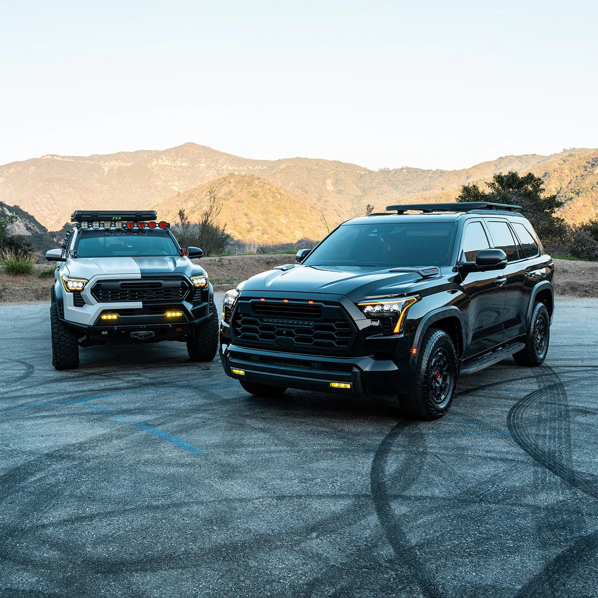 White + Amber Fog Lights w/ Sequential Turn Signal for 2022+ Tundra