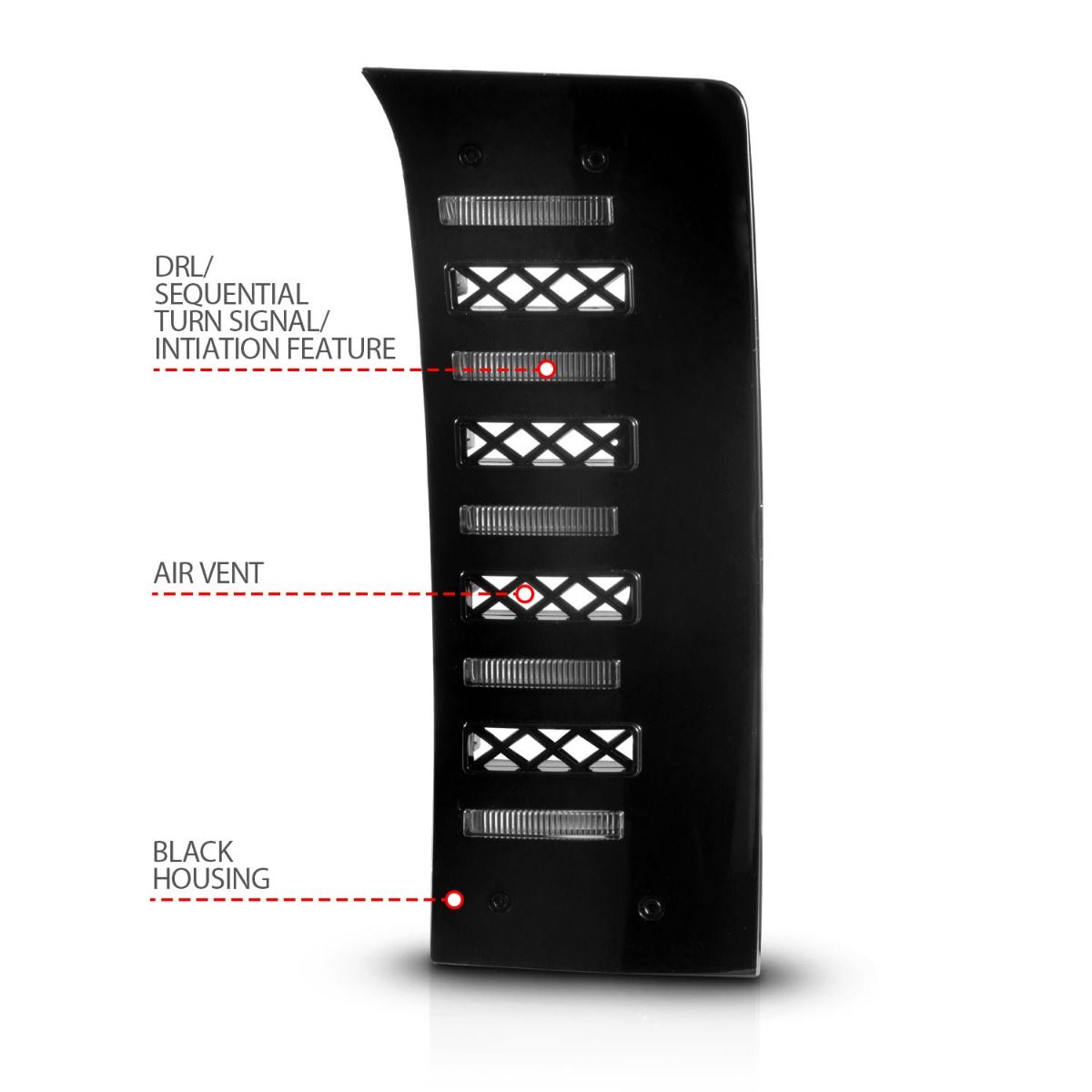 2022+ Tundra DRL Vent Lights w/ DRL, Sequential & Initiation