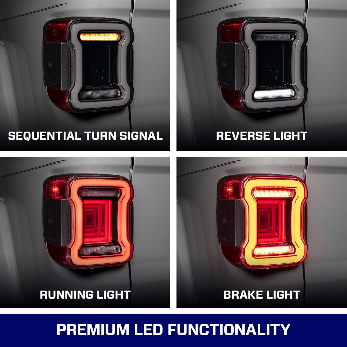 2020-2026 Jeep Gladiator LED Tail Lights (pair)
