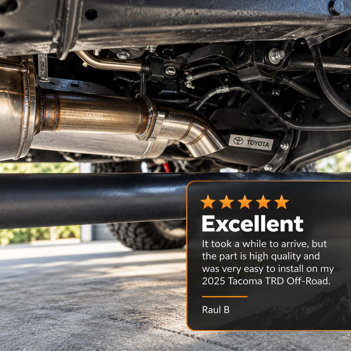 Trail Pipe Exhaust for 2024+ Tacoma