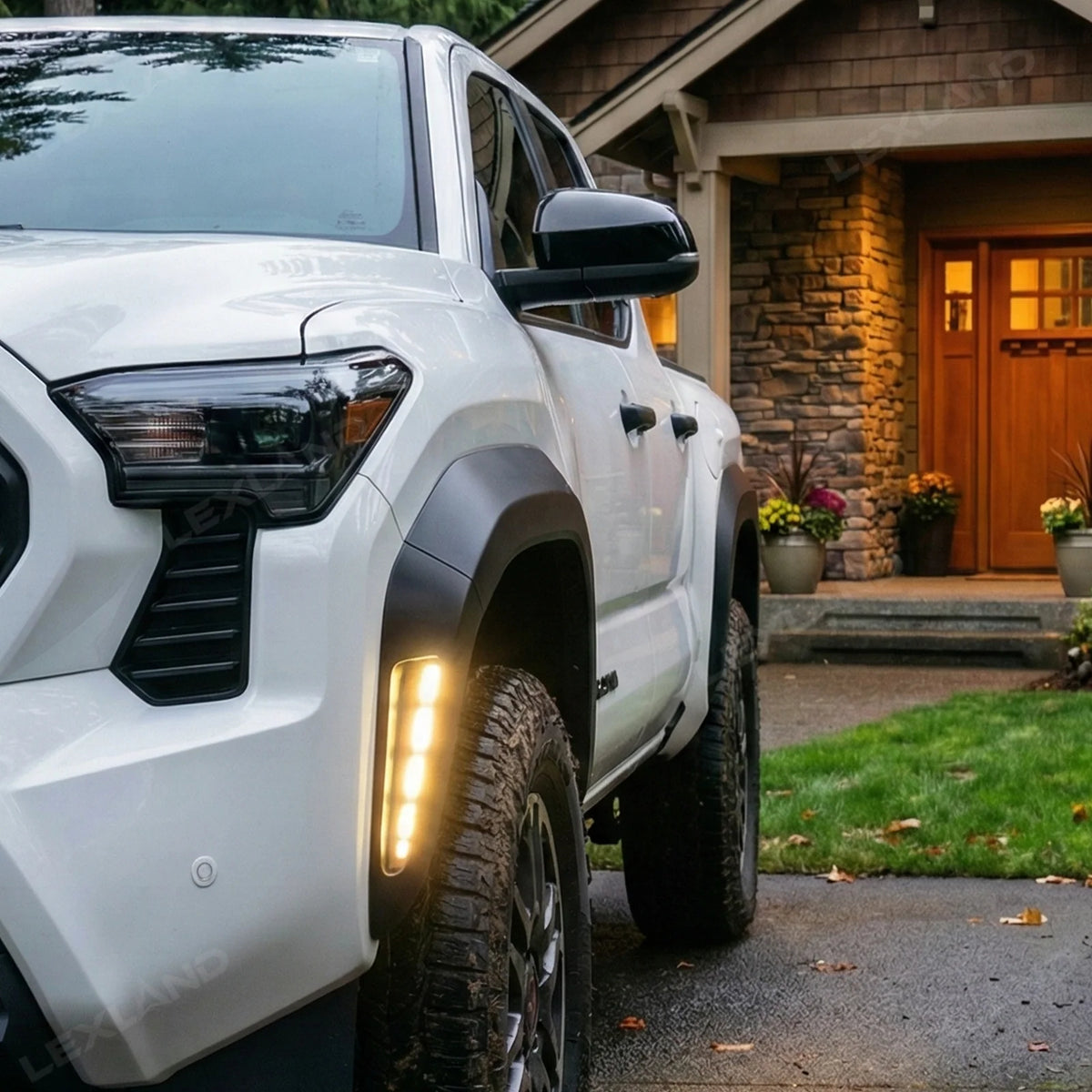 Dual-Color LED Fender Lights Lights for 2024+ Tacoma
