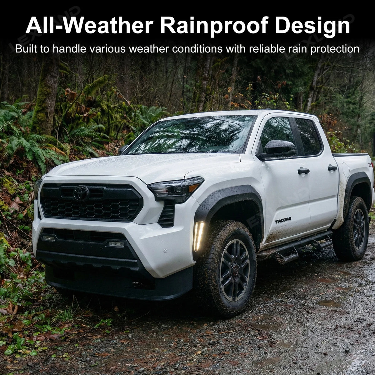 Dual-Color LED Fender Lights Lights for 2024+ Tacoma