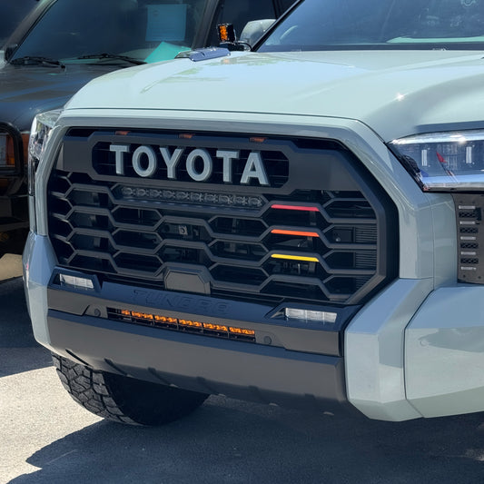 Custom Paint-Matched TOYOTA Pro Grille Letters (Cart Add-On)