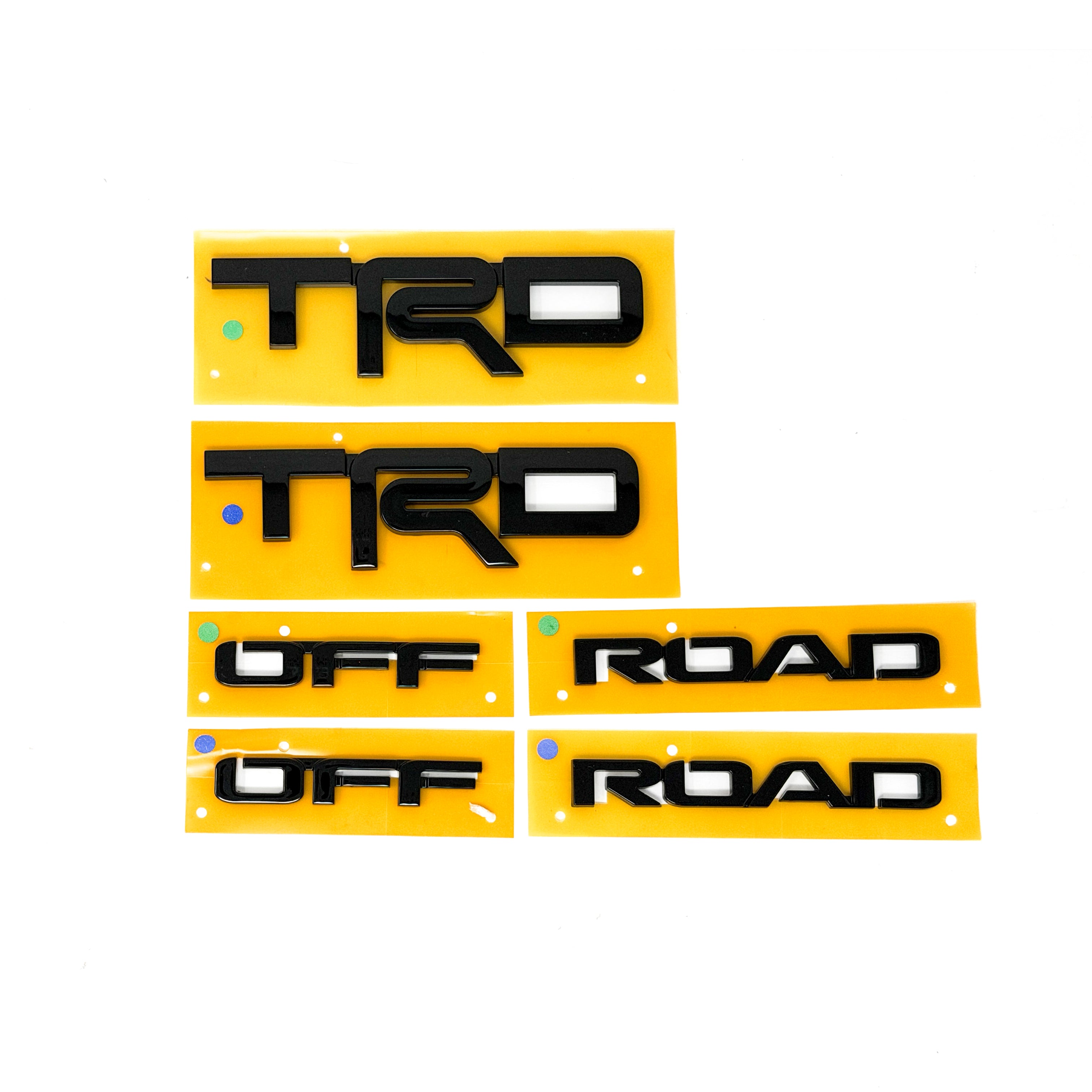 Genuine OEM TRD Off Road Blackout Badge