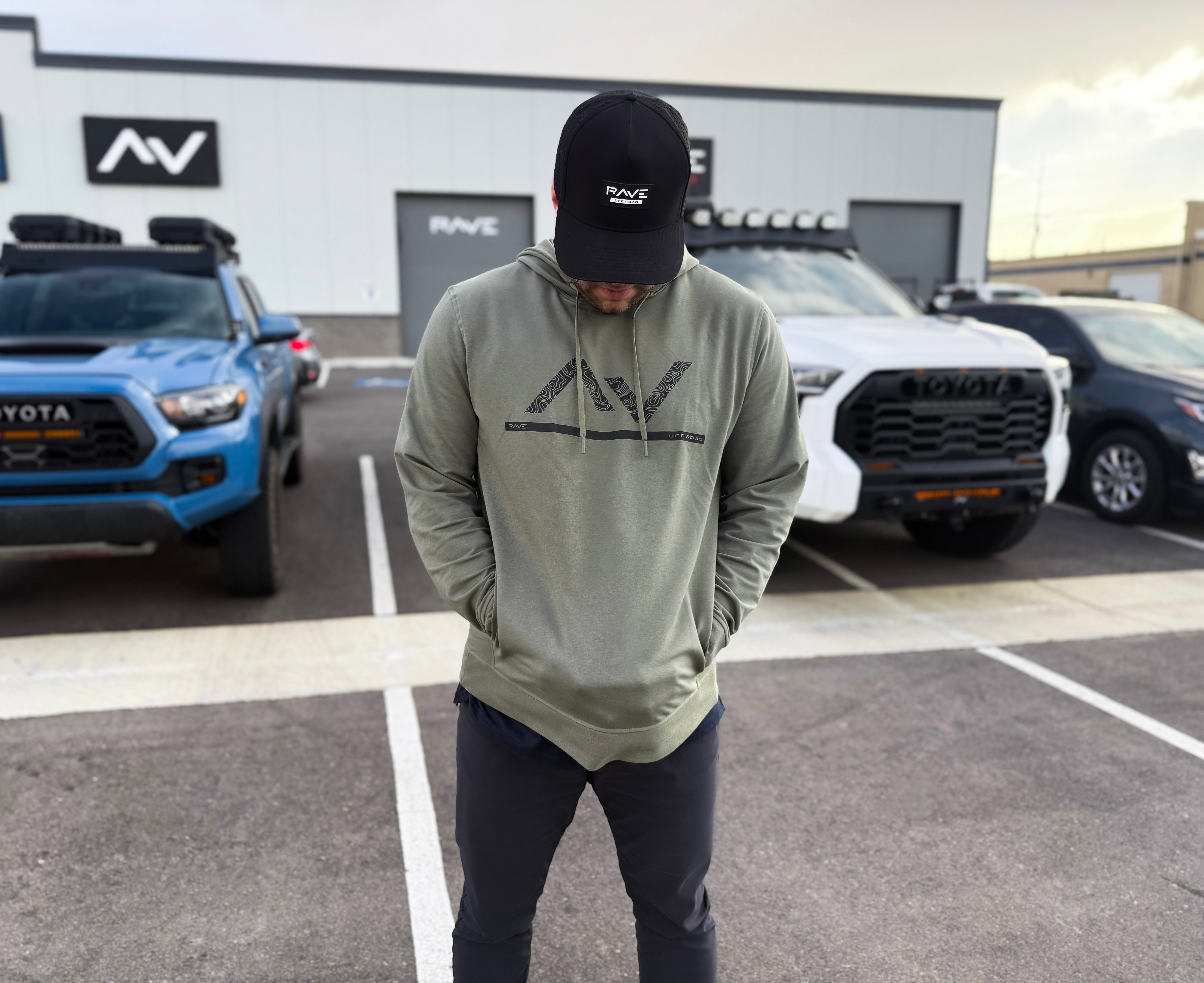 Rave Topography Hoodie