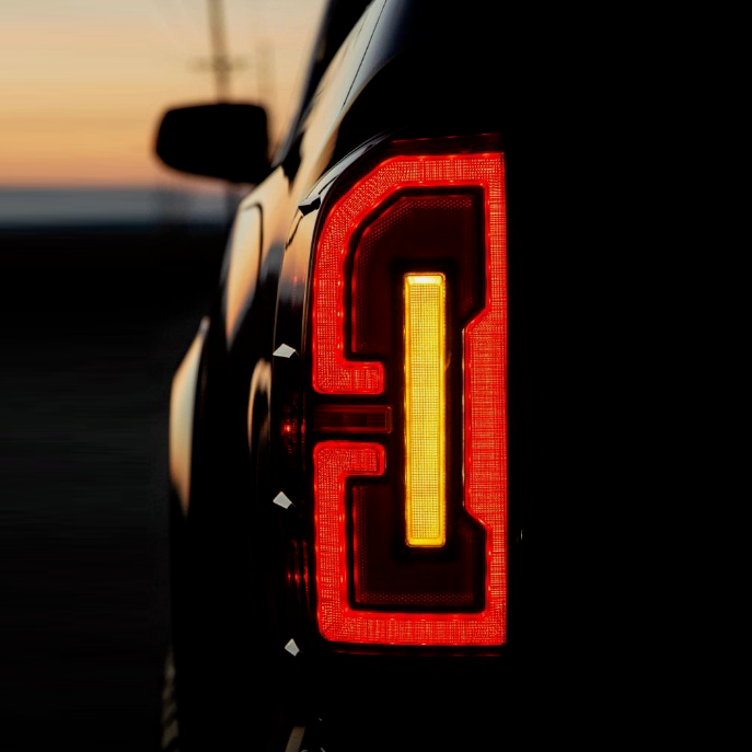 Stealth Black Tail Lights for 2016-2023 Tacoma