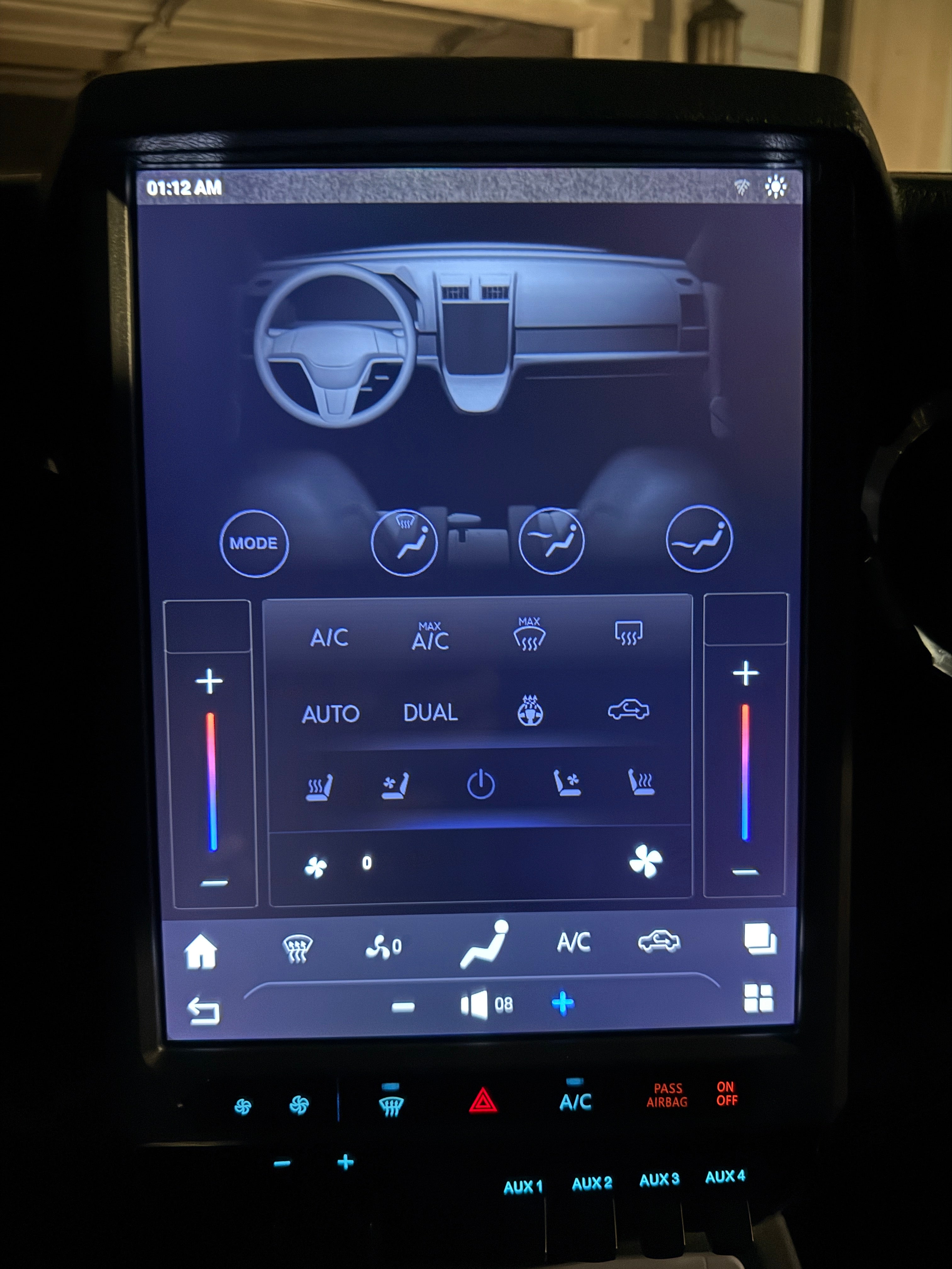 12.1" Vertical Dash Infotainment with Wireless Carplay for 2010-2016 Ford Superduty