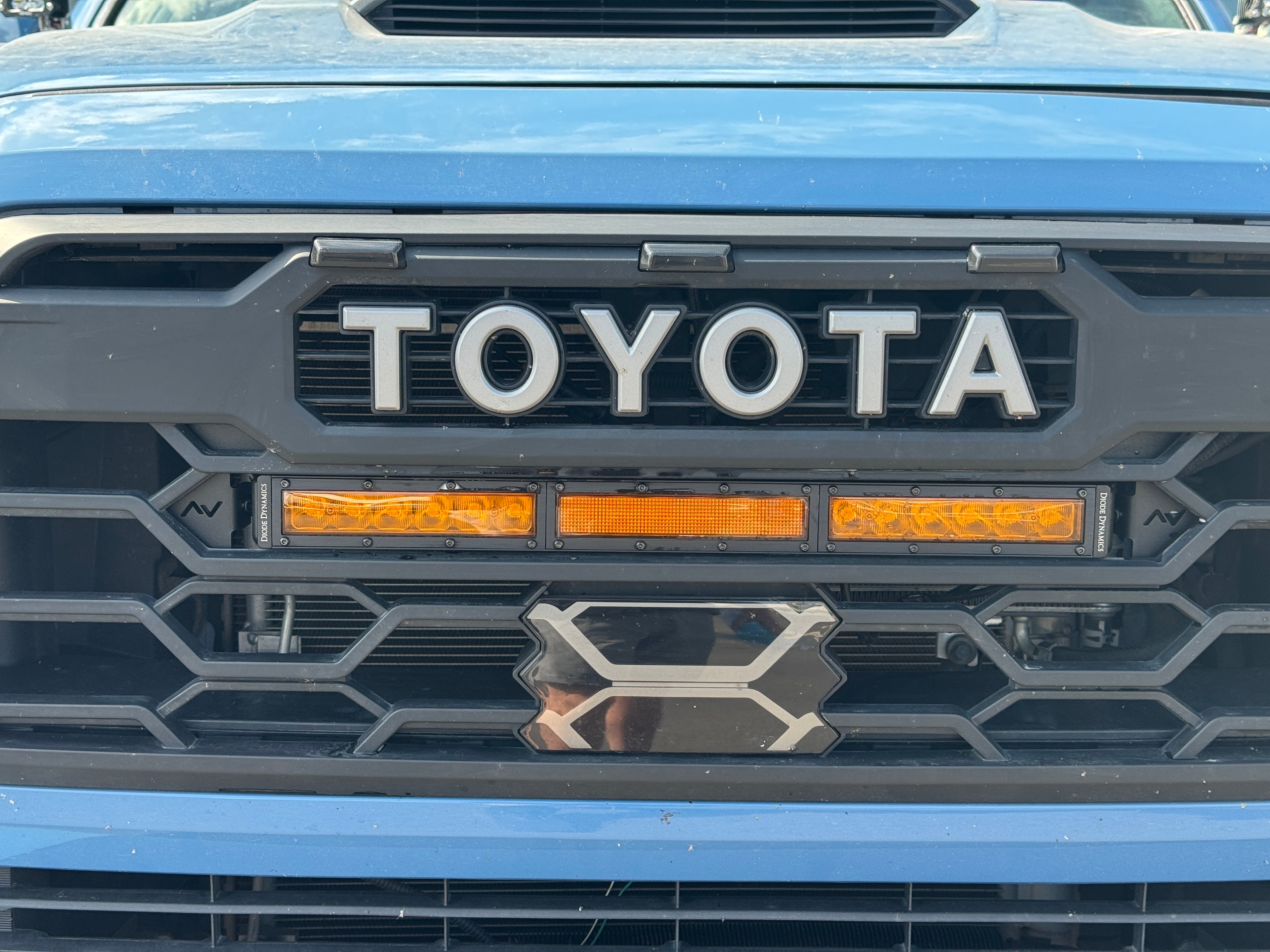 TRD Pro Style Grille with Integrated Light Bar for 2016-2023 Tacoma