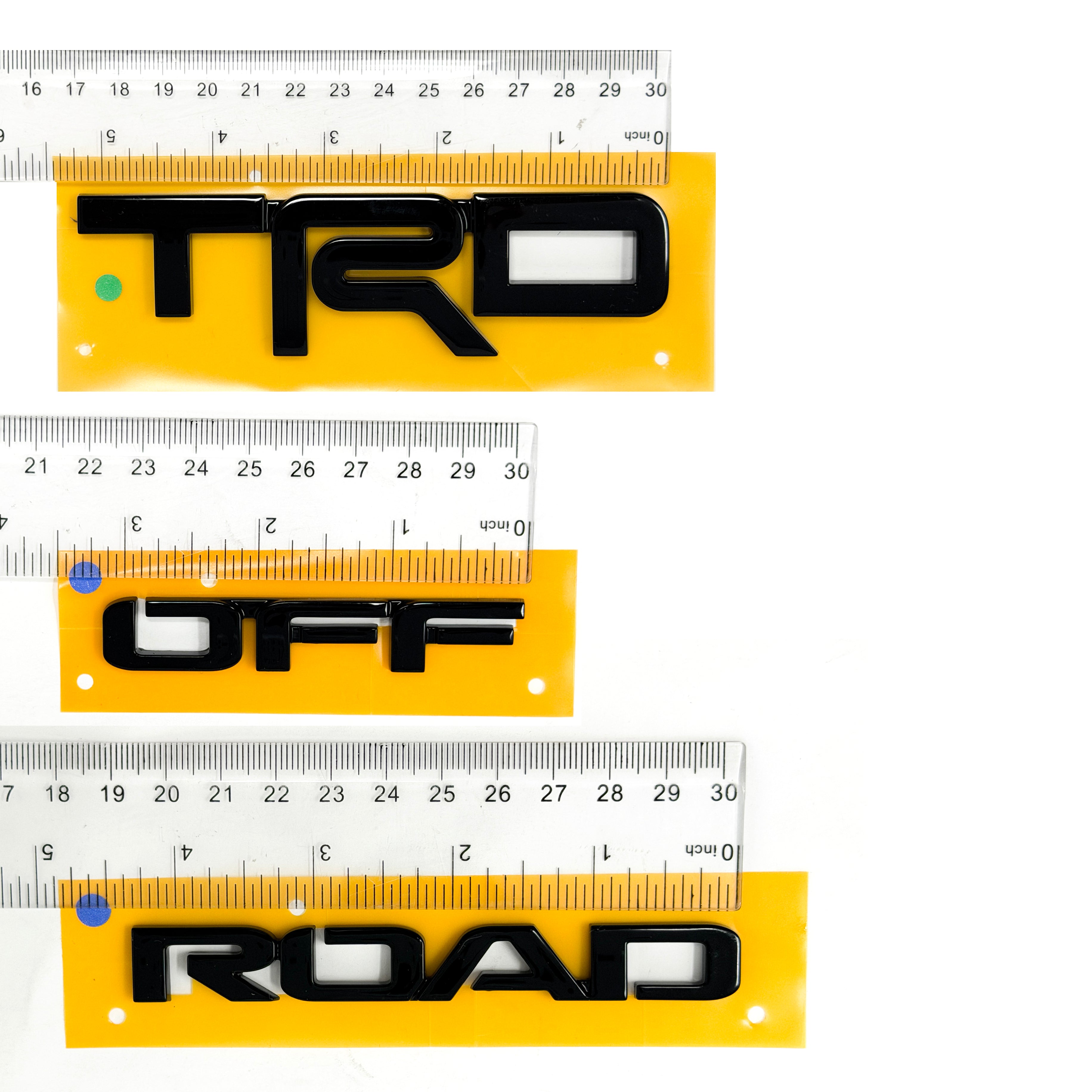 Genuine OEM TRD Off Road Blackout Badge