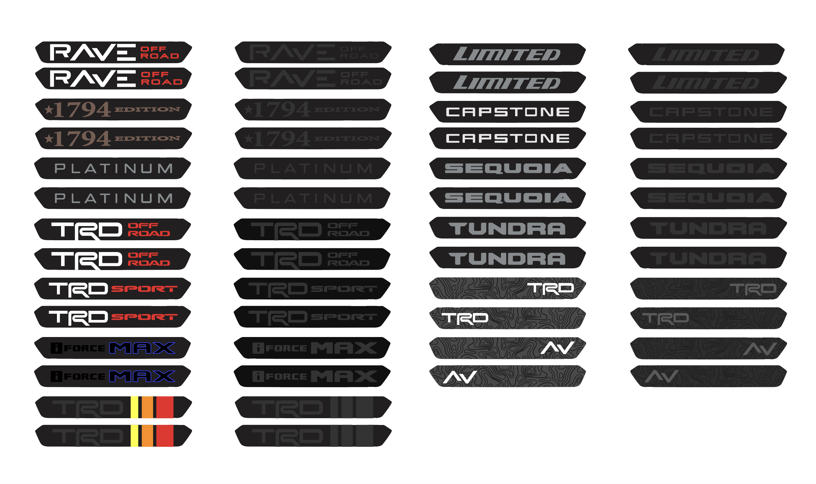 2022+ Tundra Custom Hood Moldings