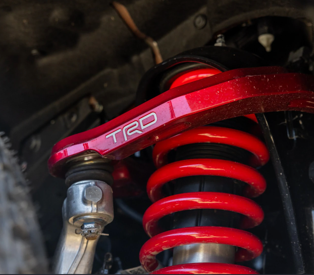 Red TRD Upper Control Arms for 2024+ Tacoma