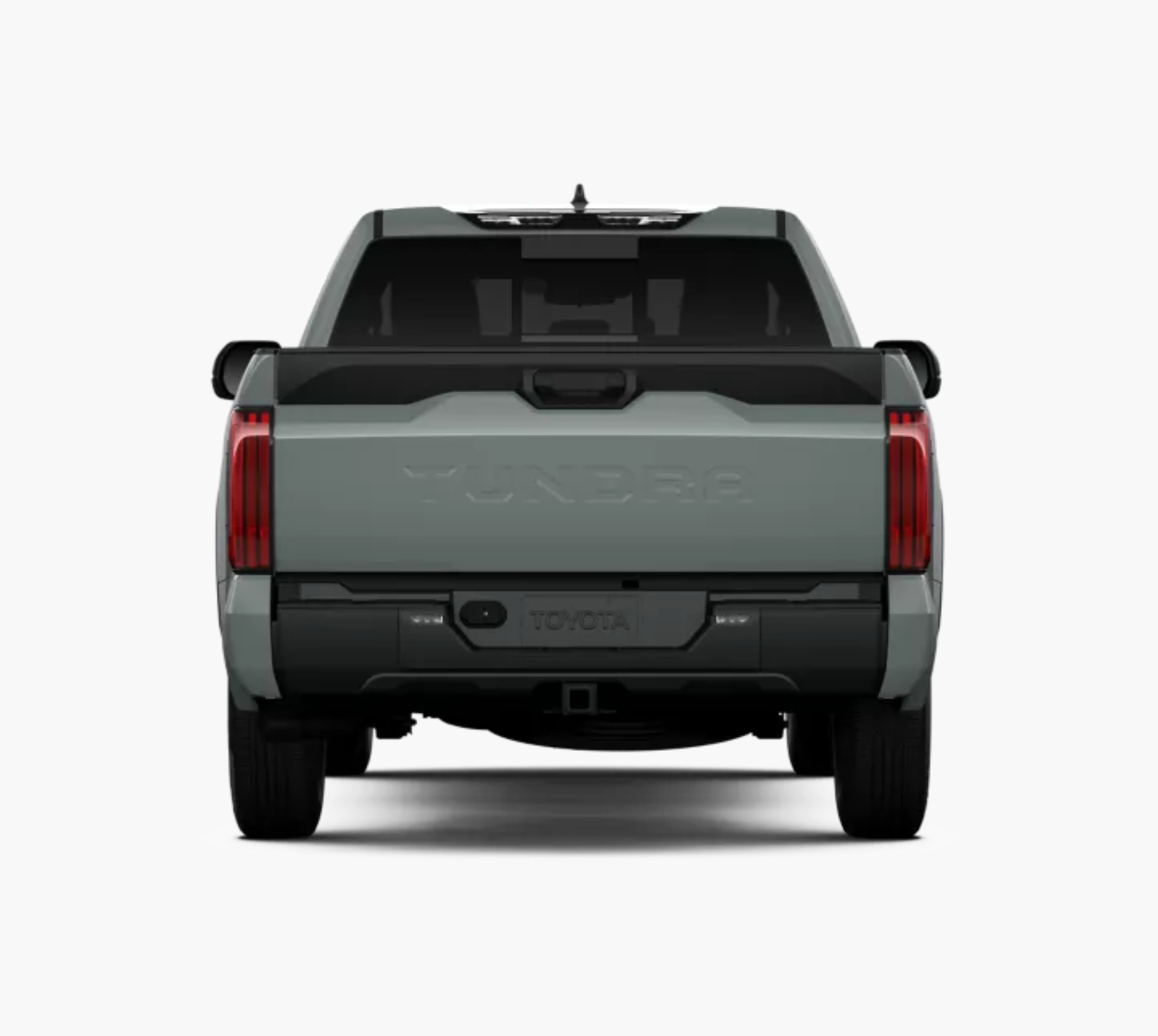 2022+ Tundra Matte Black Bumper Caps