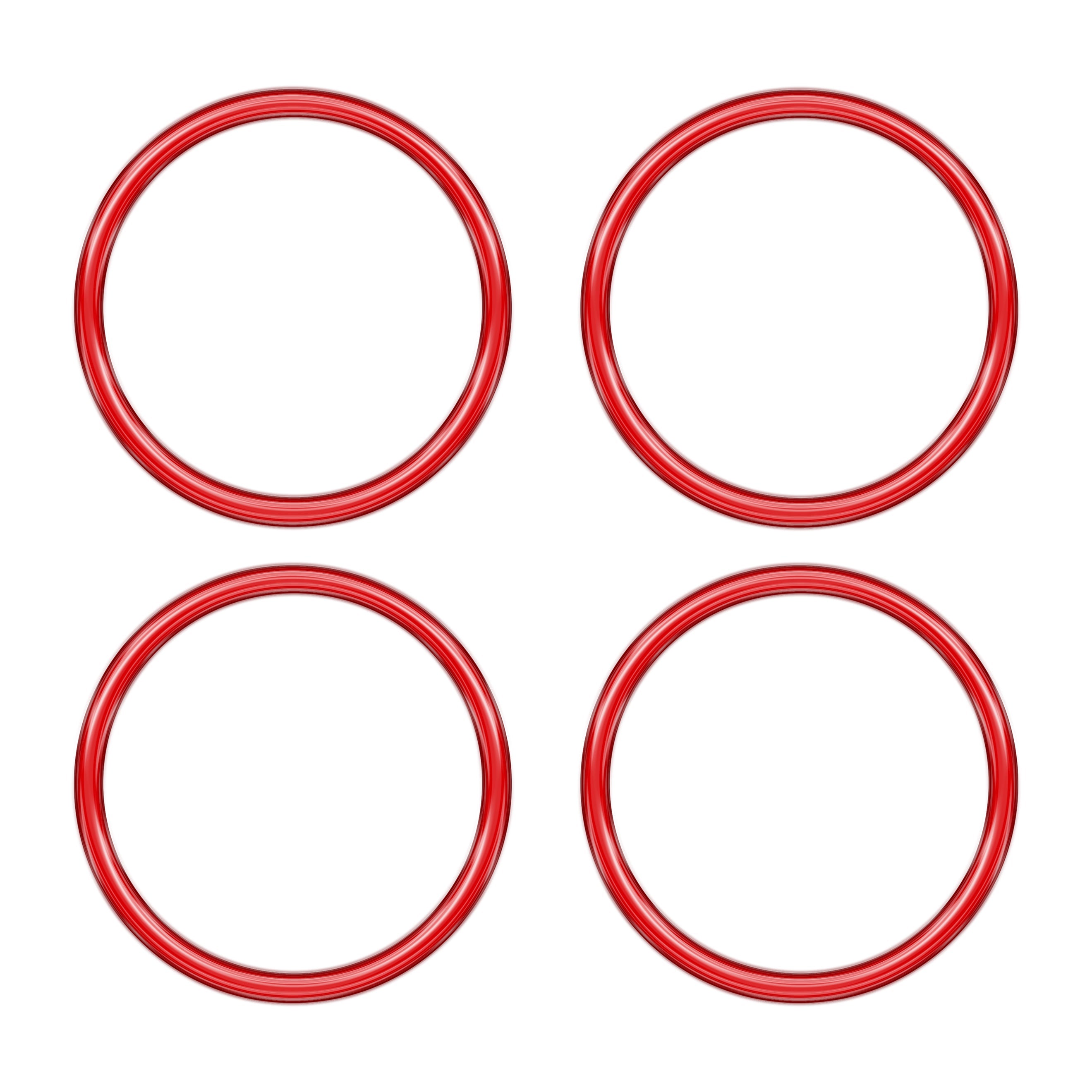 A/C Vent Rings Accent Trim Fits 2016-2023 Toyota Tacoma