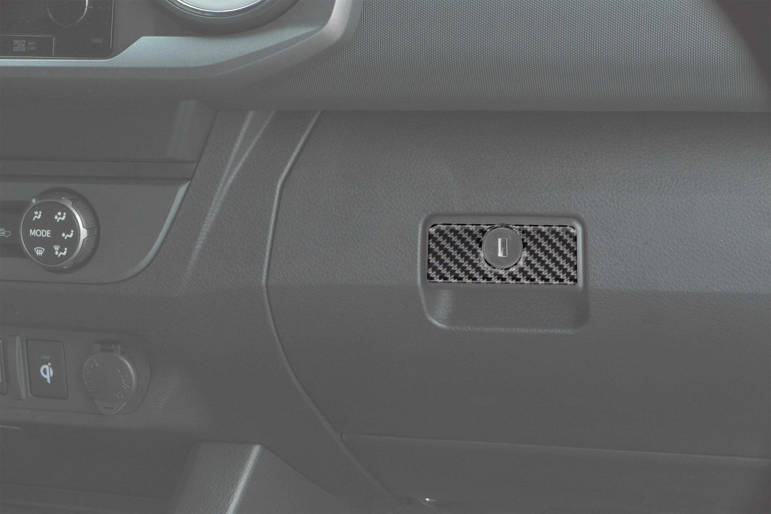 Glove Box Handle Accent Overlay Fits 2016-2023 Toyota Tacoma