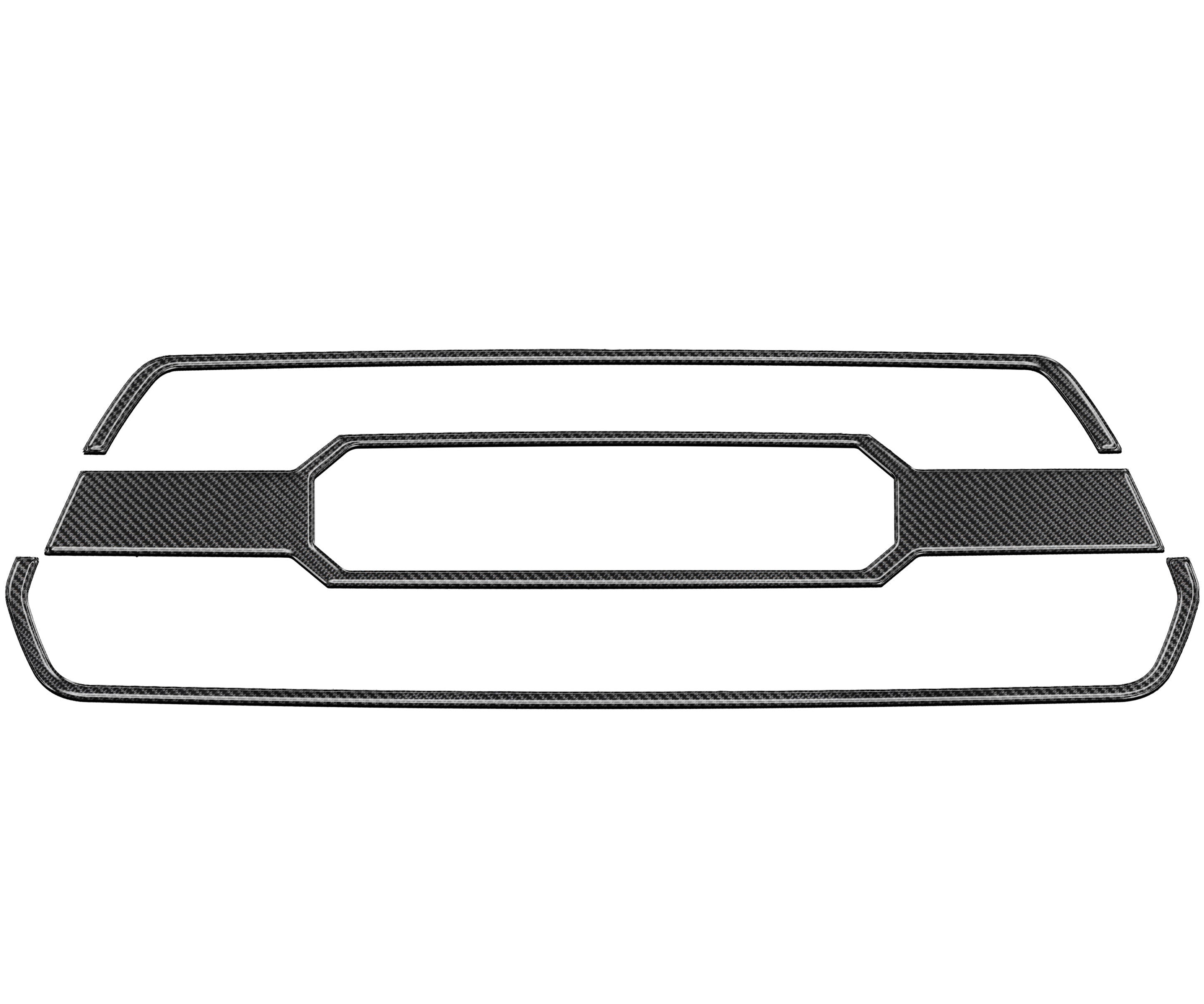 Grille Accent Overlays Fits 2016-2023 Toyota Tacoma