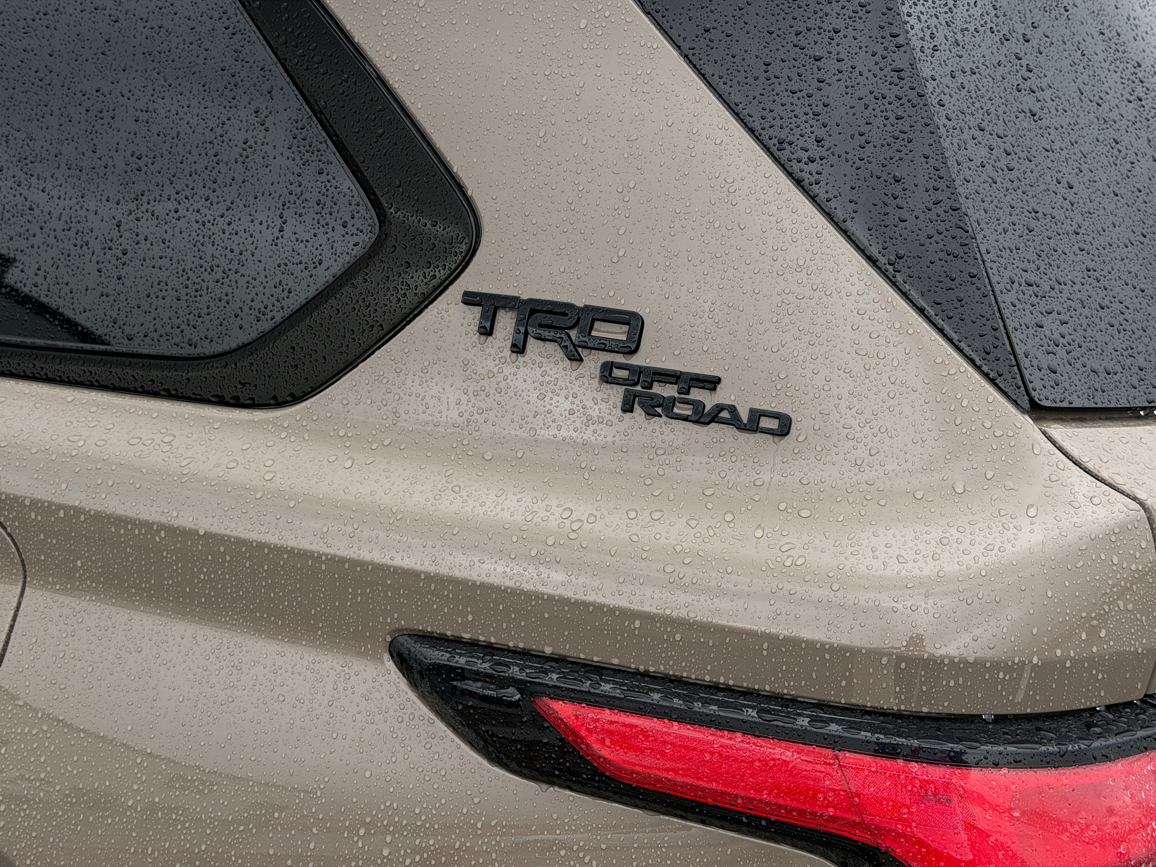 Genuine OEM TRD Off Road Blackout Badge