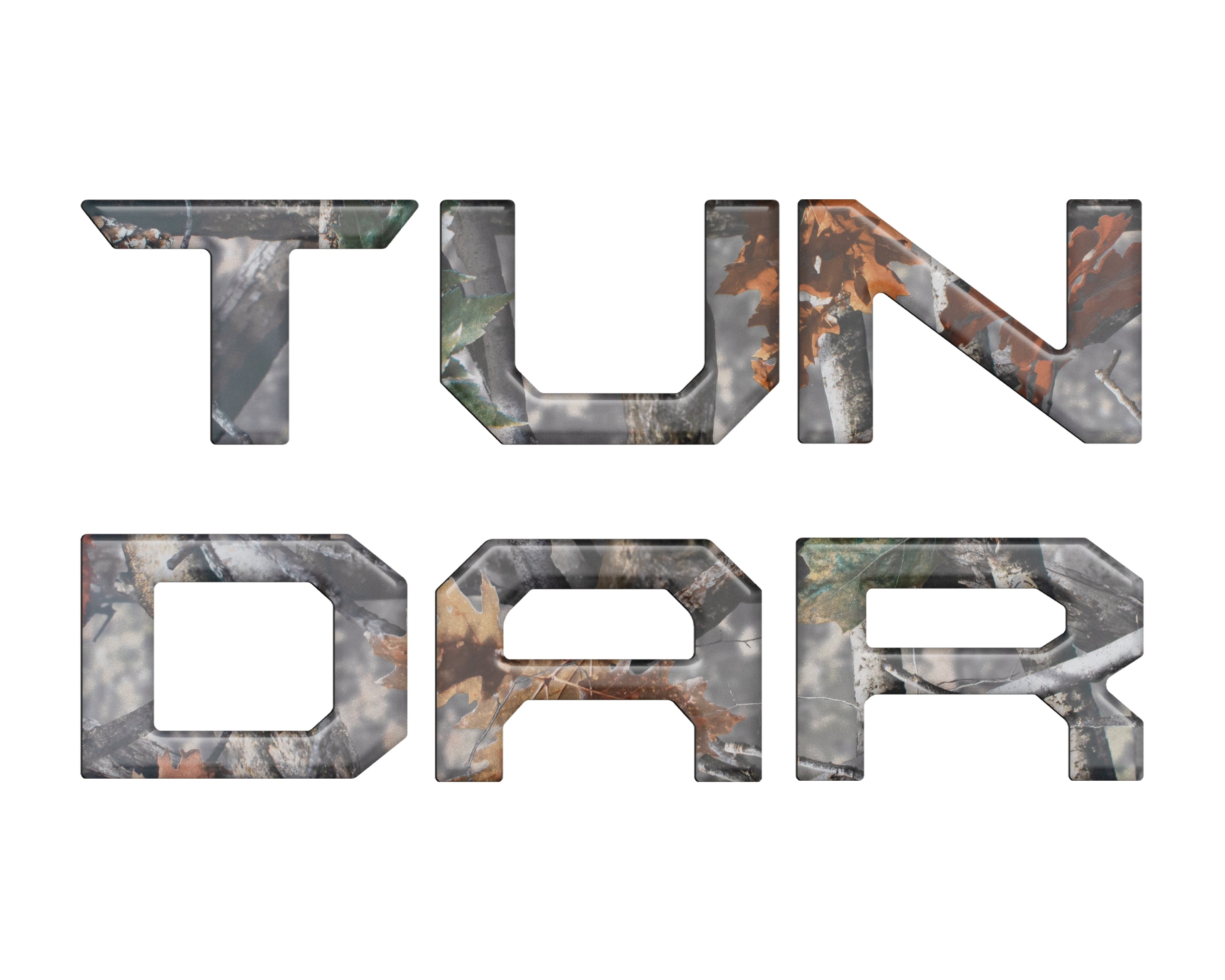 Tailgate Letter Inserts Fits 2014-2021 Toyota Tundra