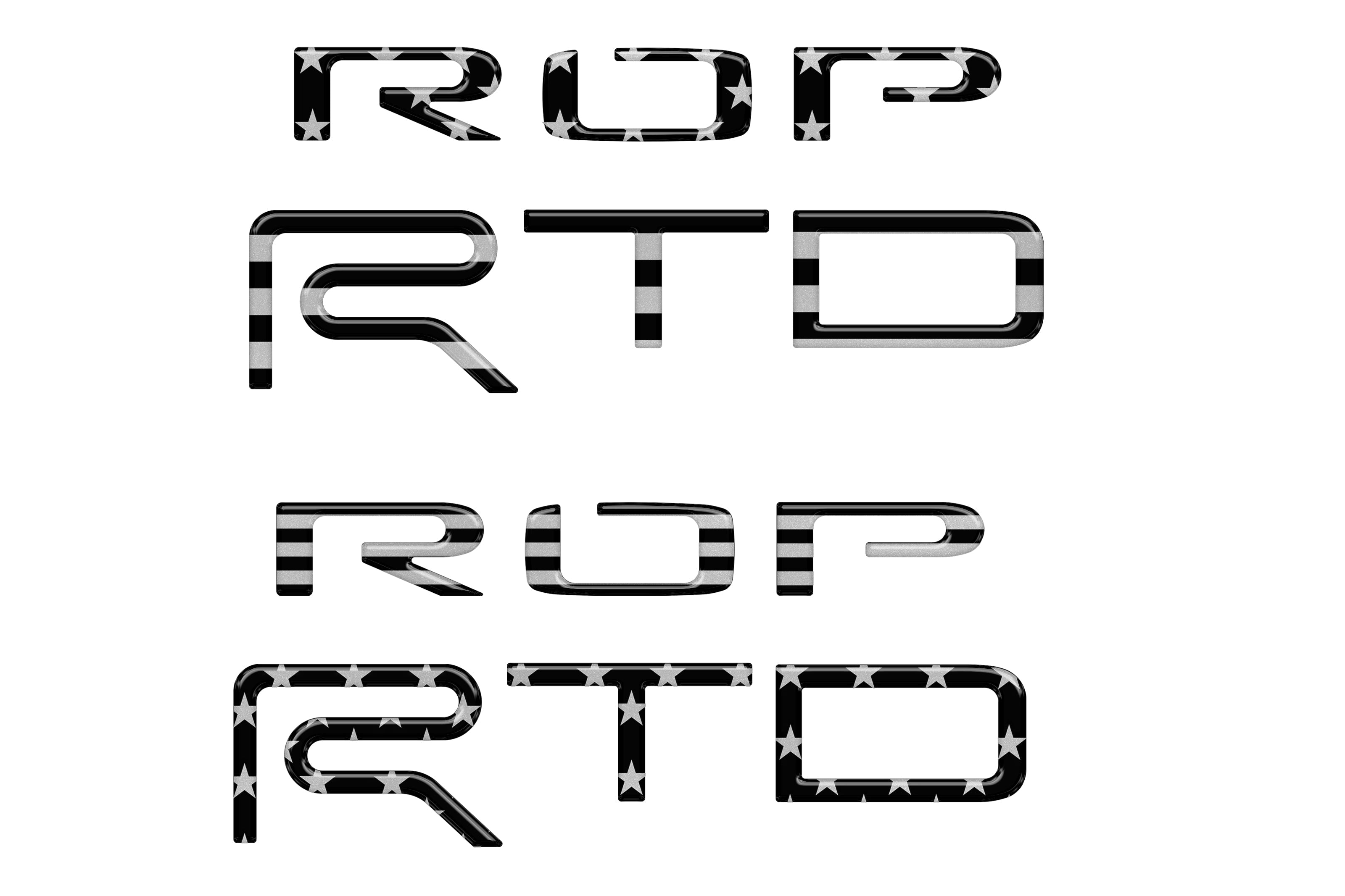 Bed Side Letter Inserts Fits 2015-2021 Toyota Tundra TRD Pro