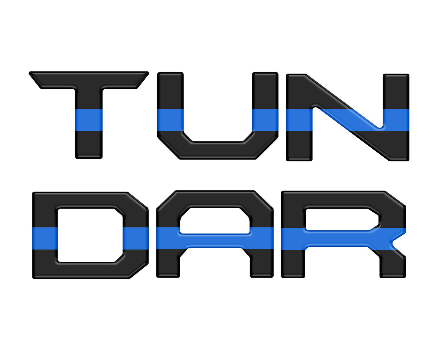 Tailgate Letter Inserts Fits 2022-2026 Toyota Tundra