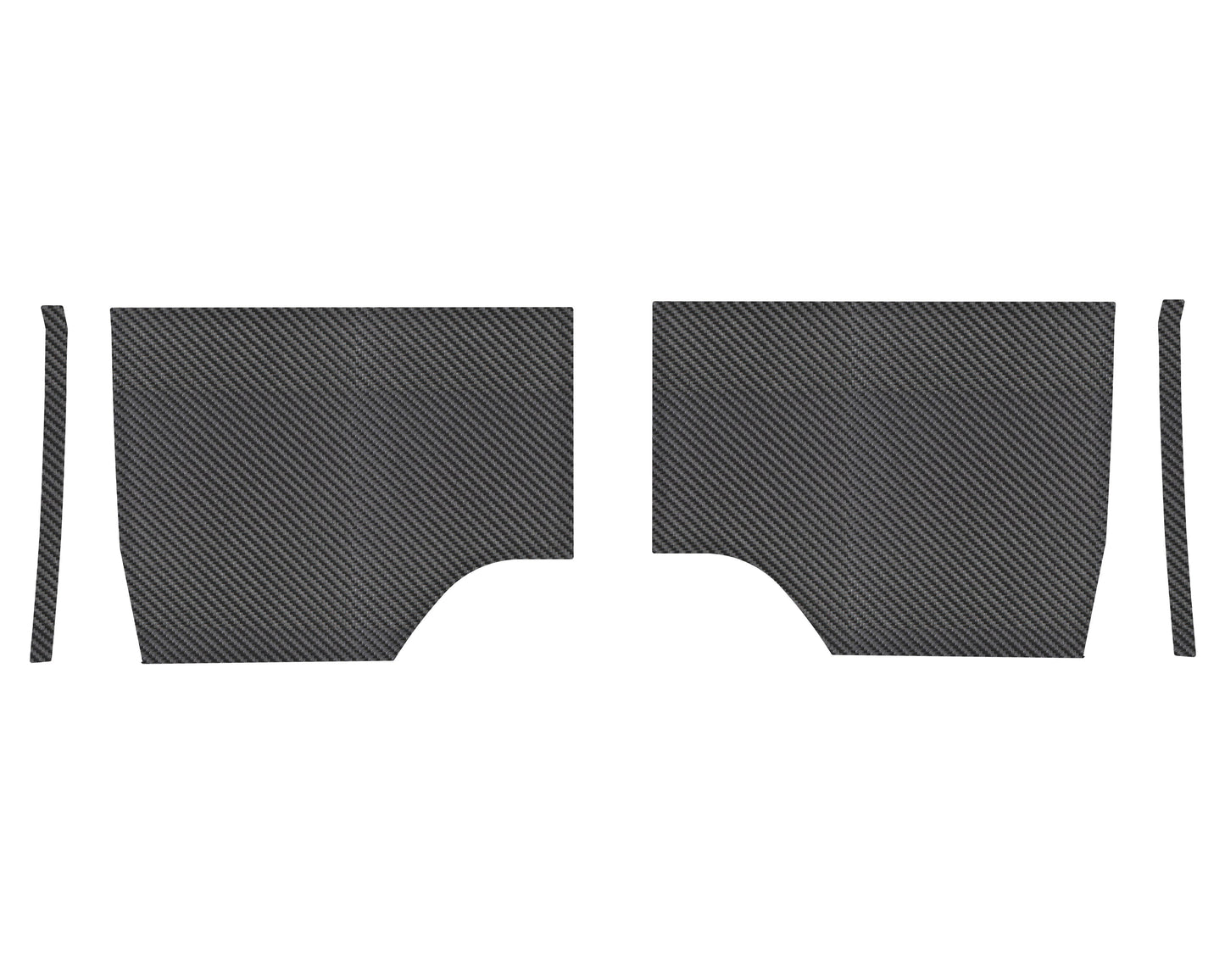 Rear Bumper Side Overlays Fits 2022-2026 Toyota Tundra