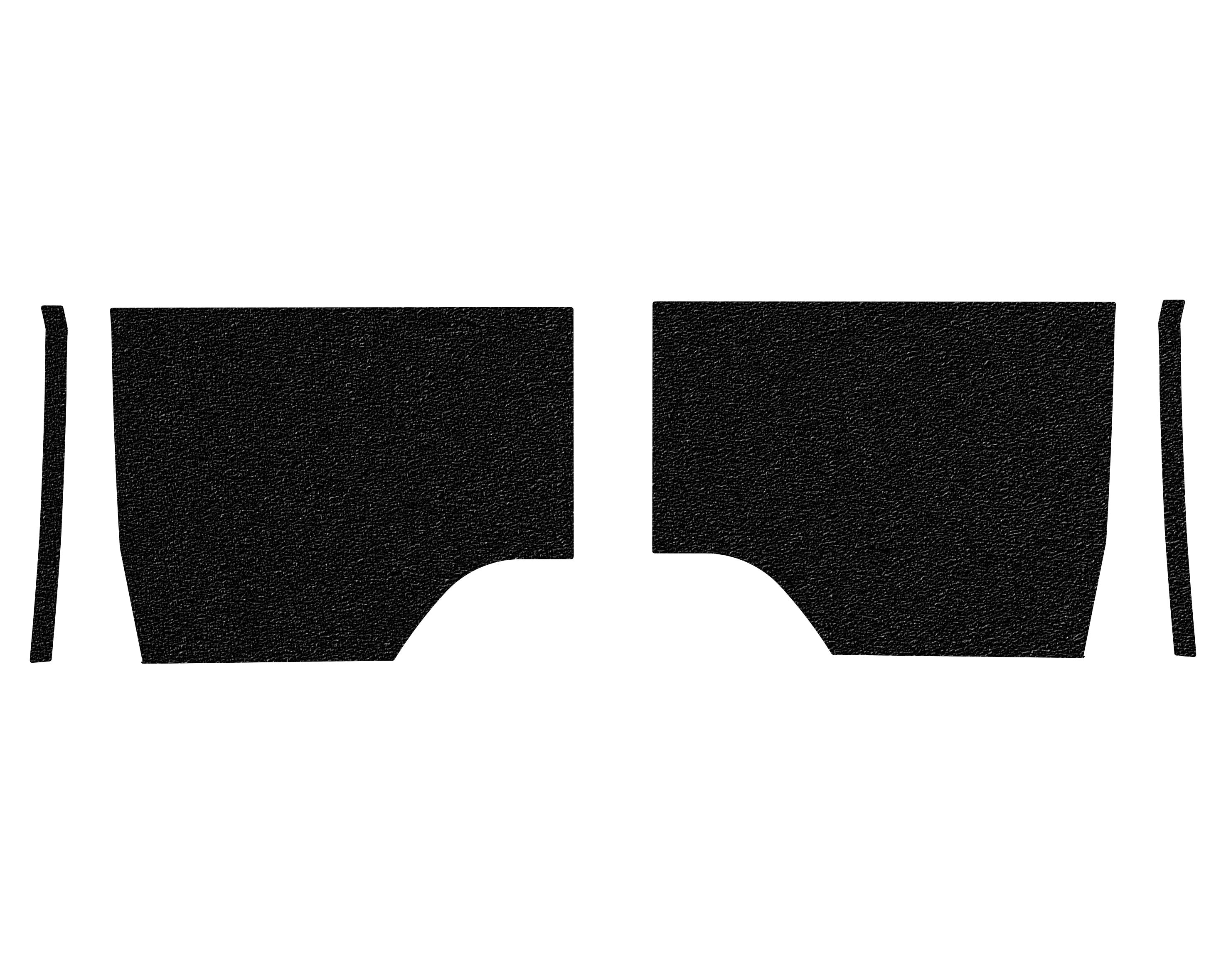 Rear Bumper Side Overlays Fits 2022-2026 Toyota Tundra