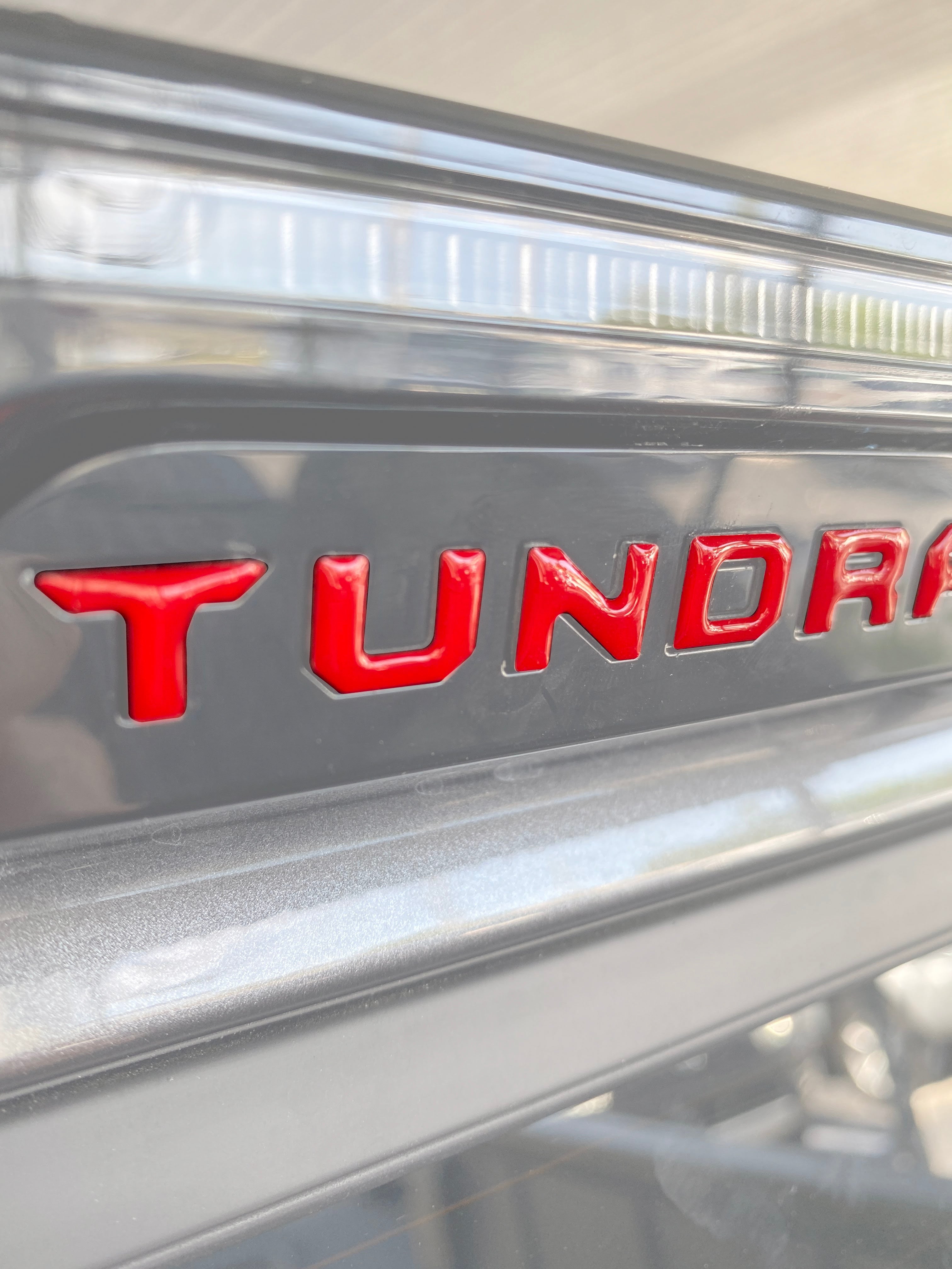 3RD Brakelight Letter Inserts Fits 2022-2026 Toyota Tundra