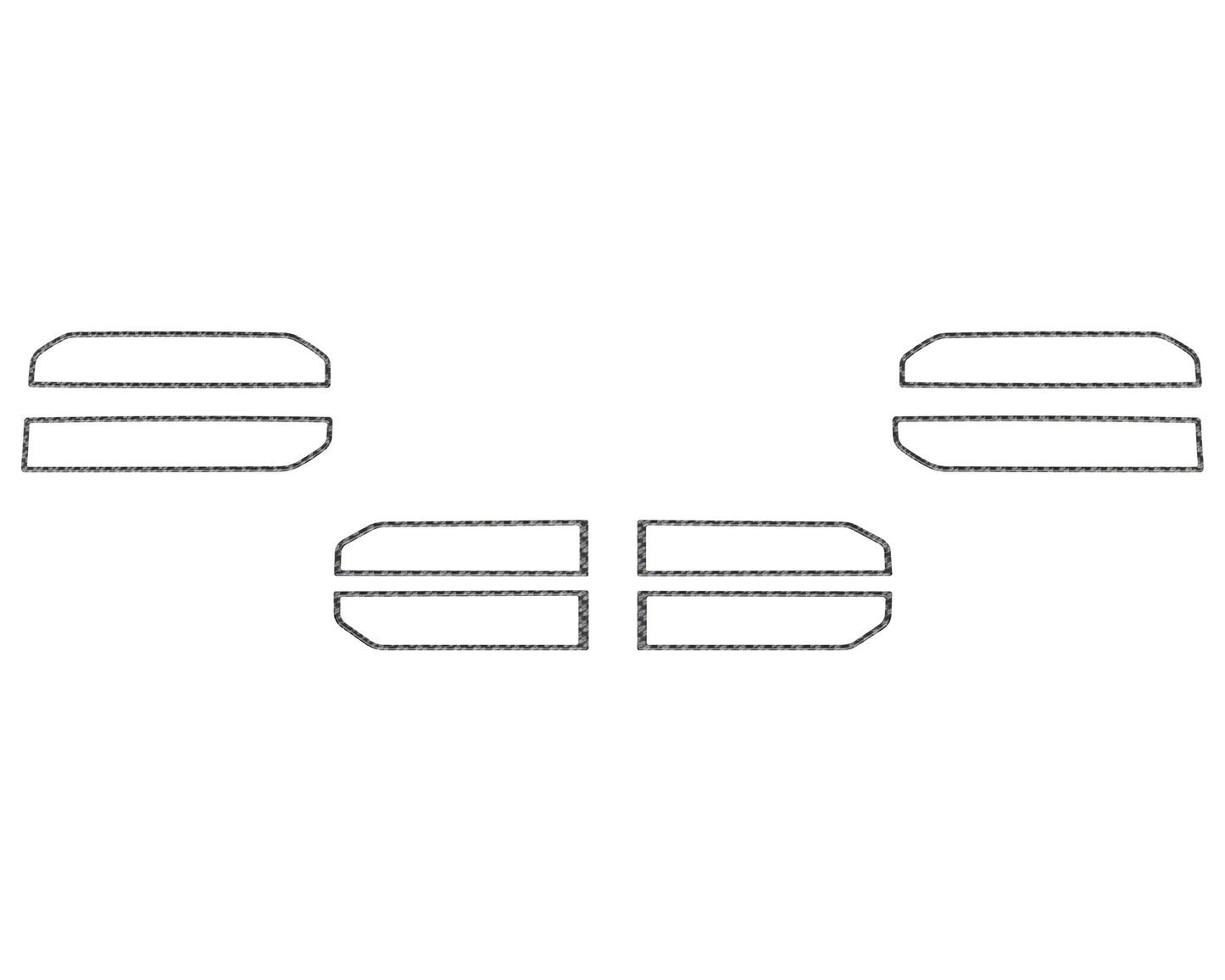 A/C Vent Accent Trim Fits 2022-2026 Toyota Tundra & 2023-2026 Toyota Sequoia