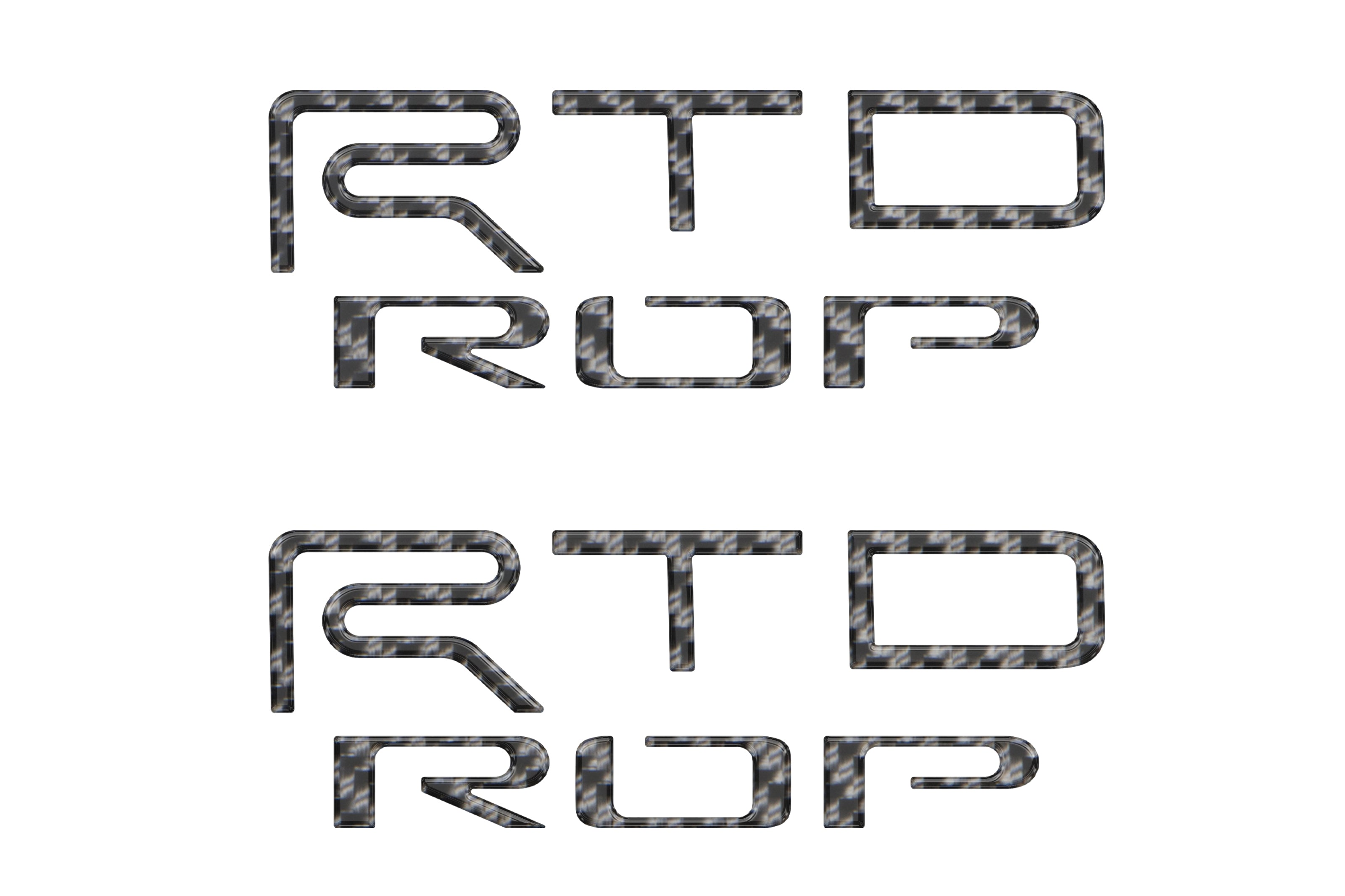 Hood Louver Letter Overlays Fits 2022-2026 Toyota Tundra TRD Pro