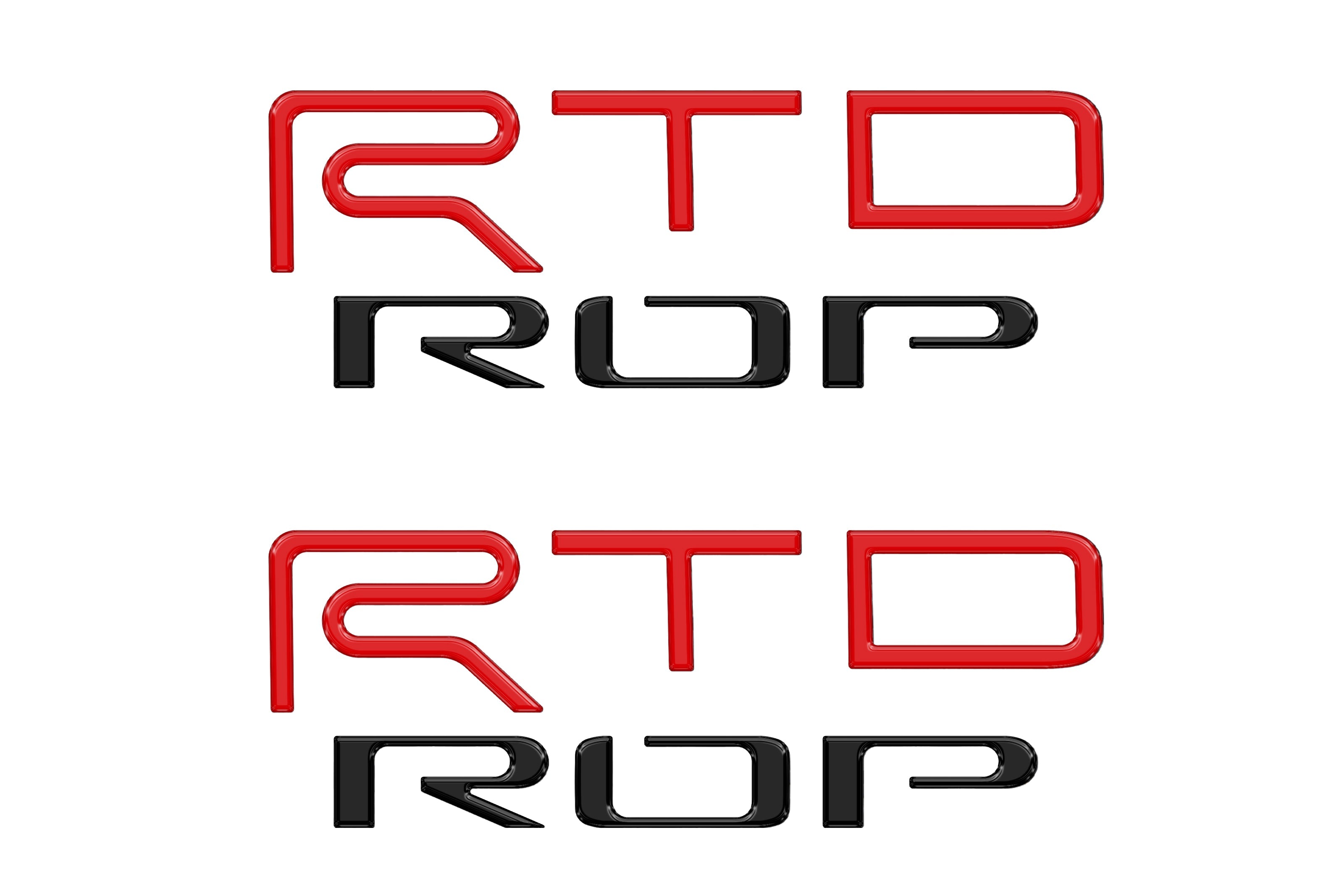 Hood Louver Letter Overlays Fits 2022-2026 Toyota Tundra TRD Pro