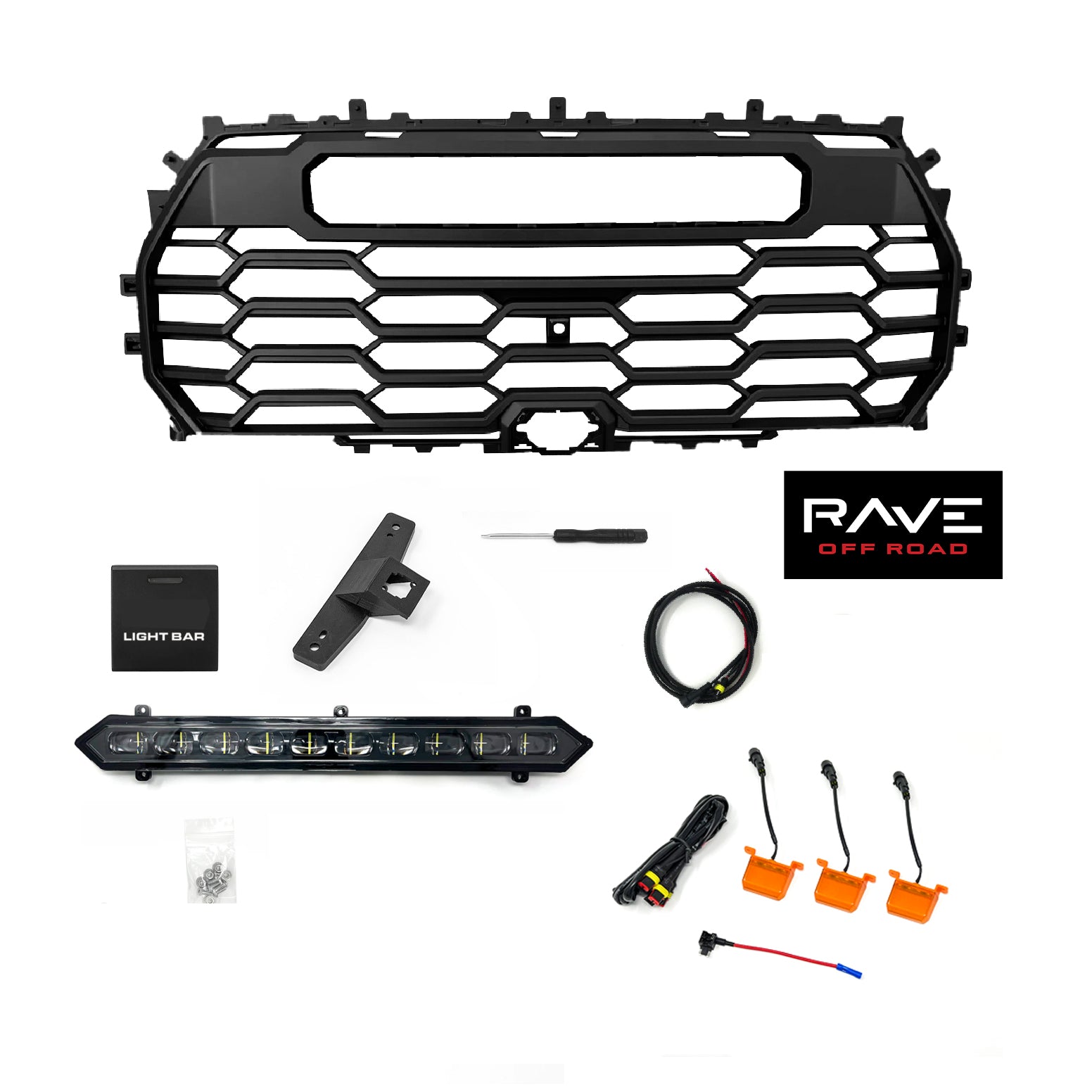 2022+ Tundra TRD Pro Grille - Complete Kit – Rave Off Road