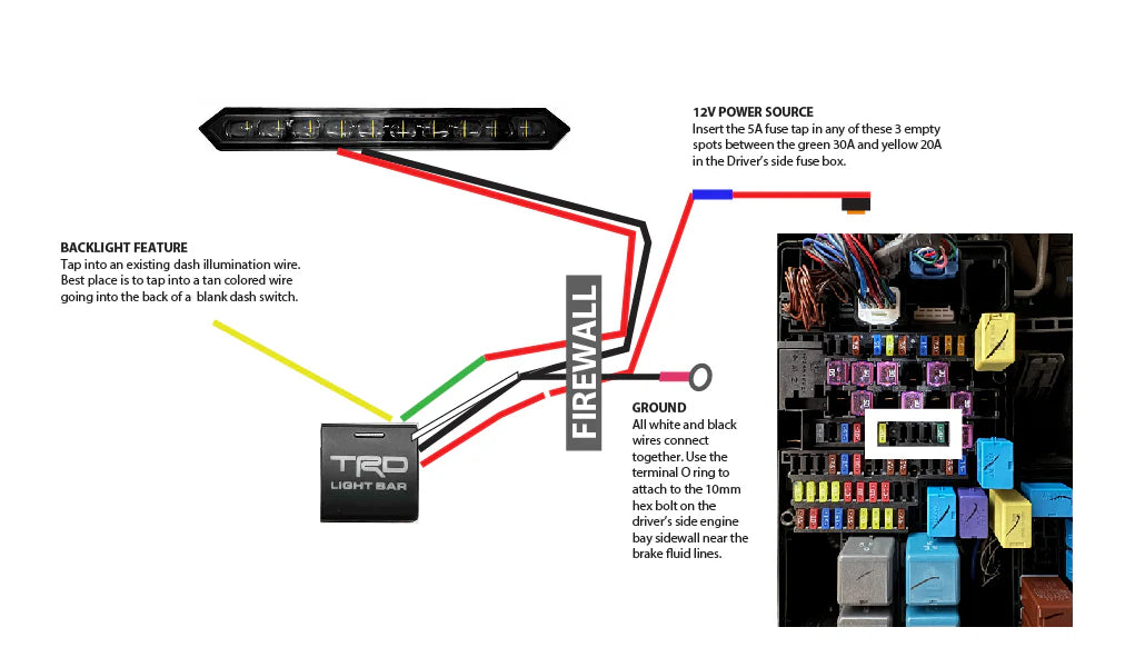 TRD Pro Grille Light Bar for 2023+ Sequoia