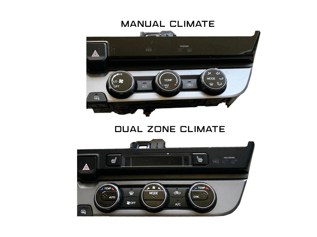 2016-2023 Tacoma Climate Control Rings