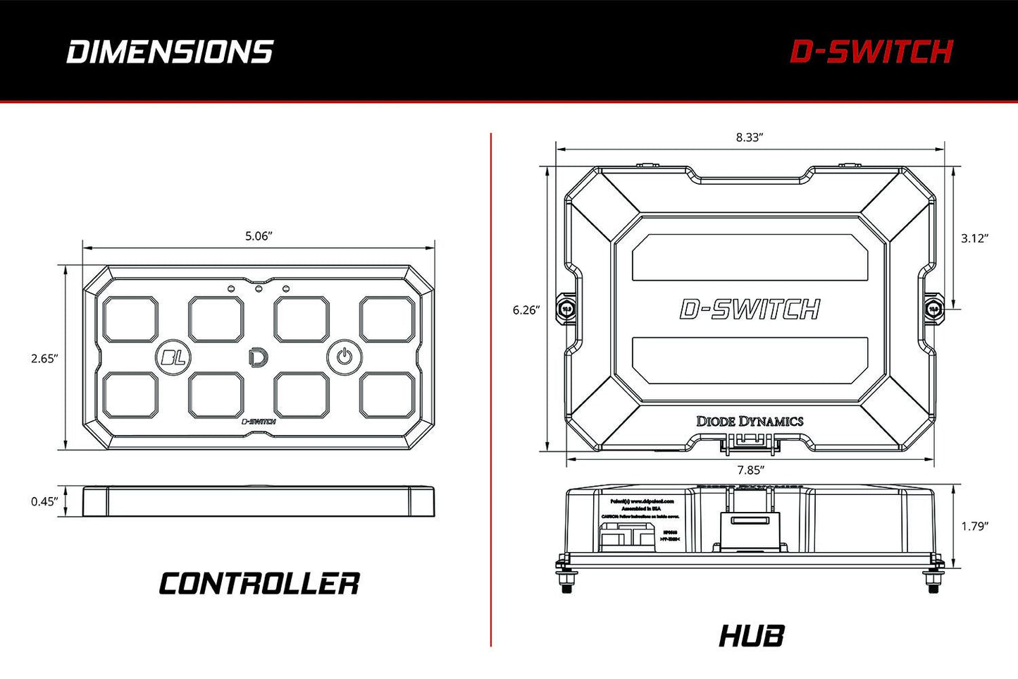 D-Switch Hub Mounting Kit for 2025-2026 Toyota 4Runner
