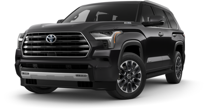 2023+ Sequoia Front Fog Light Bezel - Black