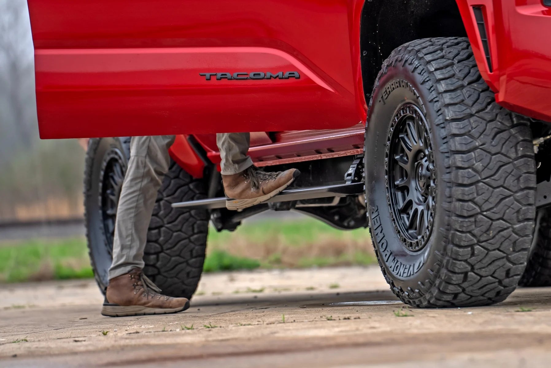 Power Running Boards for 2024+ Tacoma