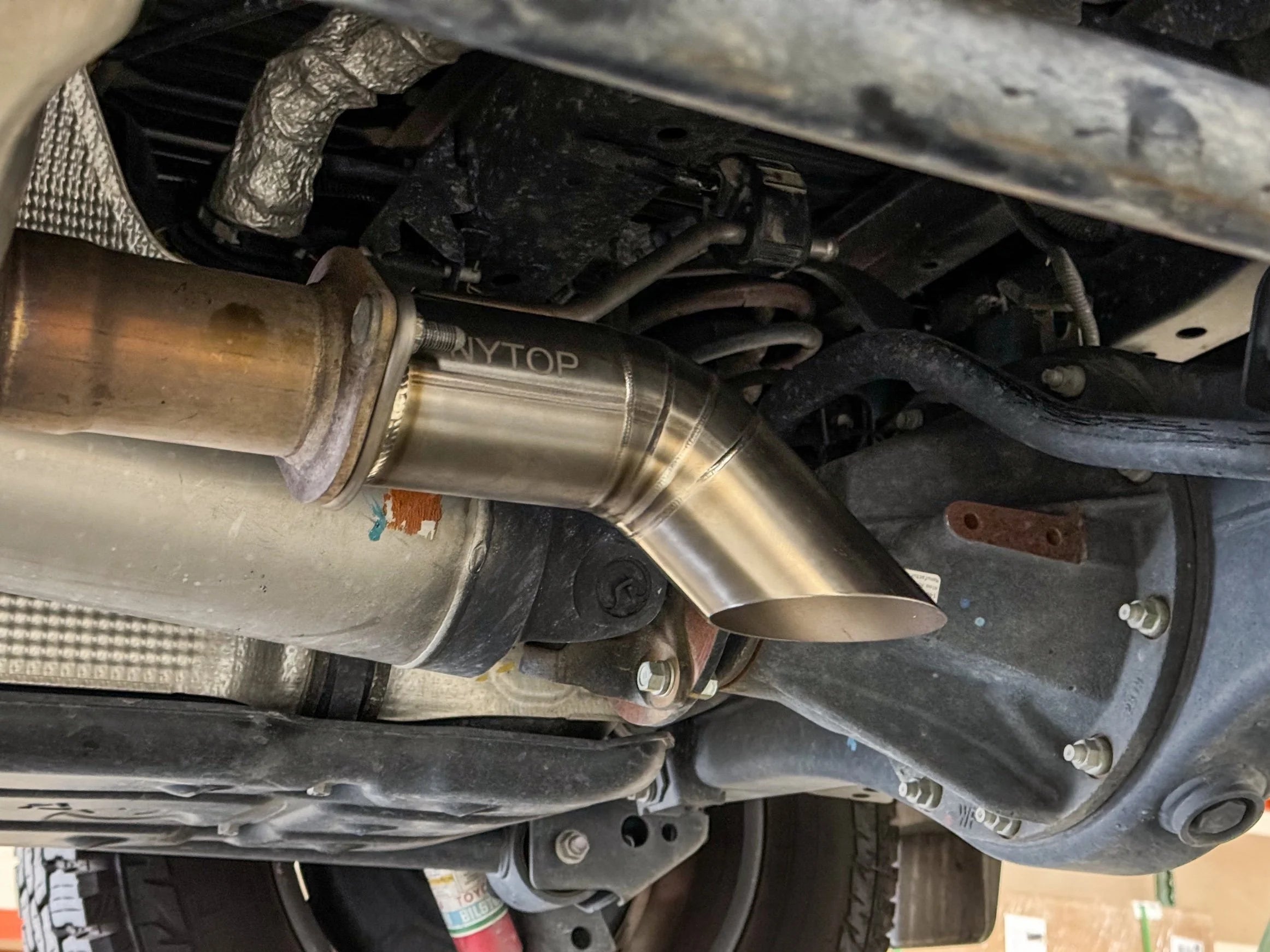 2022-Current Toyota Tundra Titanium Axle Dump Exhaust Tip