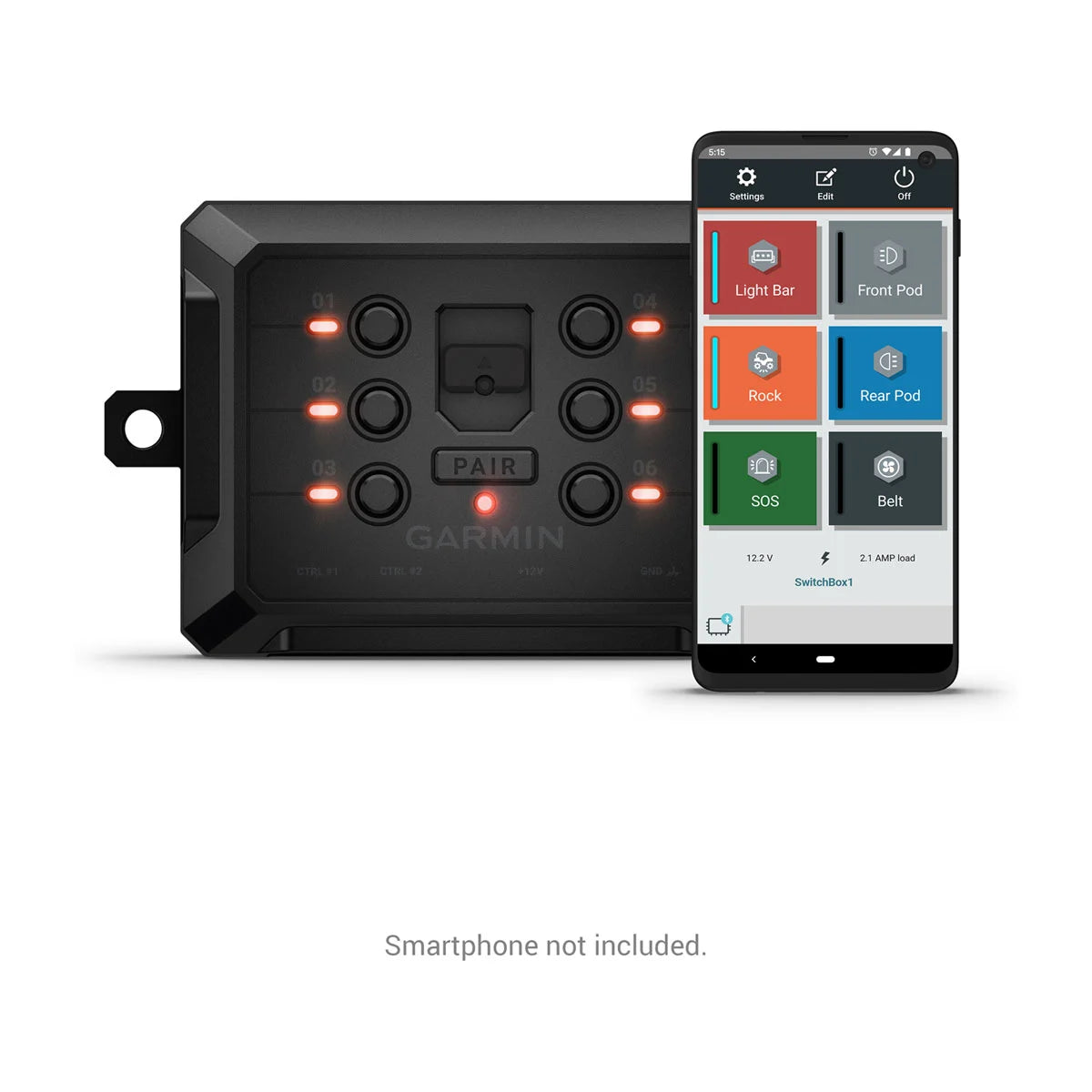 Garmin Power Switch - Control Accessories with CarPlay