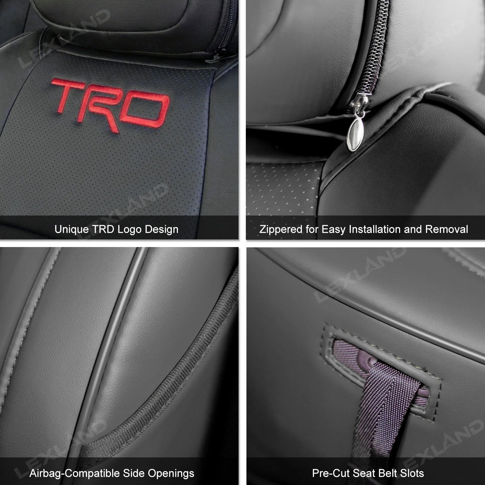 TRD-Embossed Seat Covers for 2024+ Tacoma