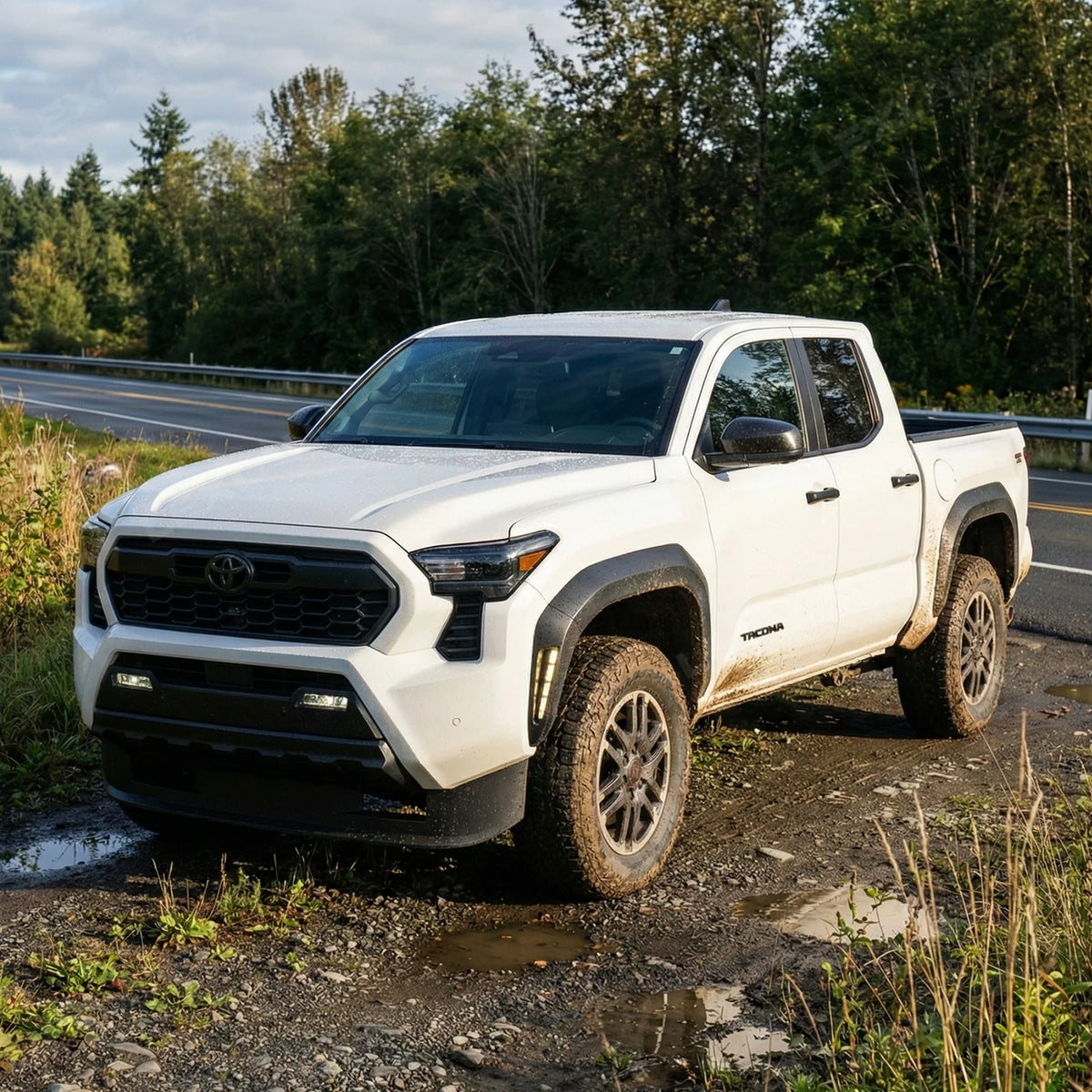Dual-Color LED Fender Lights Lights for 2024+ Tacoma
